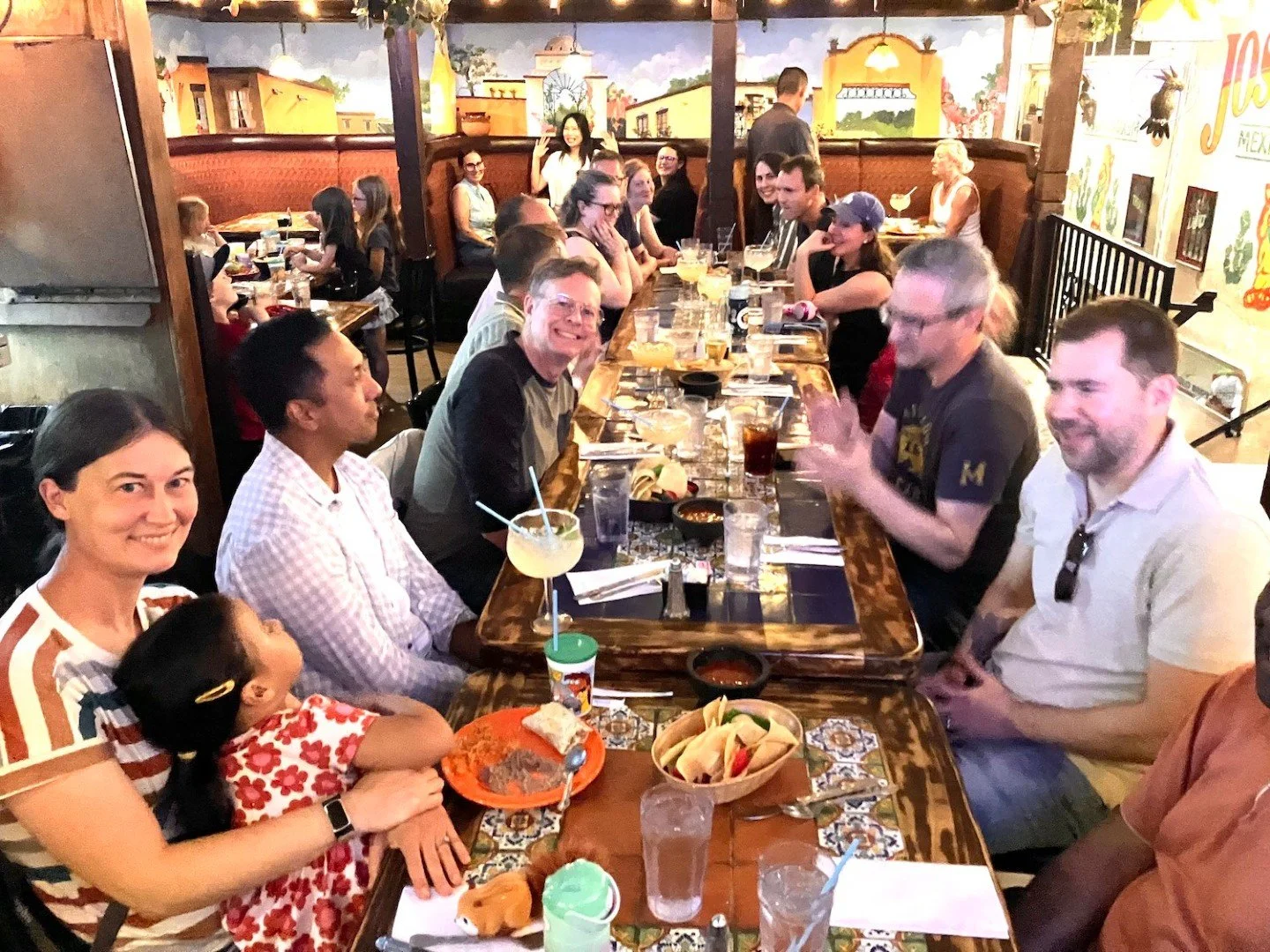 Full hearts and full stomachs. A huge thanks to everyone who came out to Joselito's in Montrose for our monthly community dinner! If you missed it, don't worry, we do this every month to just hang out, catch up, and meet new friends.

Our next one is