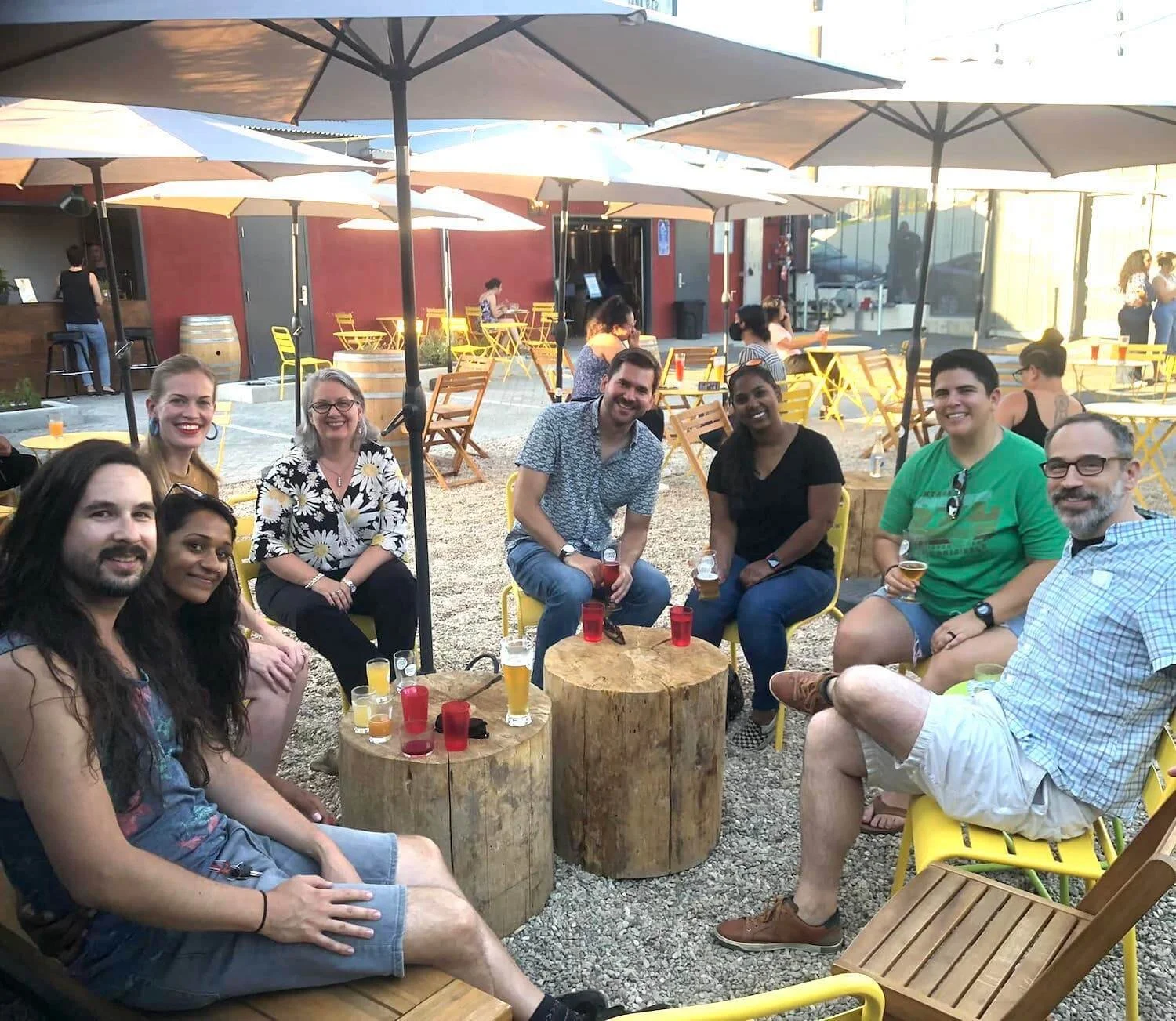 Diverse group of people at LGBTQ affirming church gathering in Los Angeles with Central Avenue Church