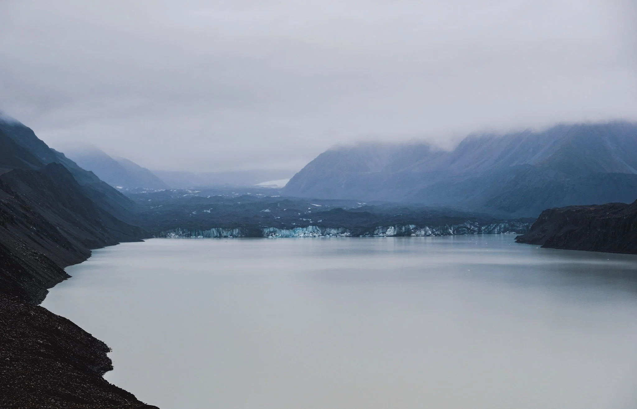 Glacier's breath (Lake Tasman)
