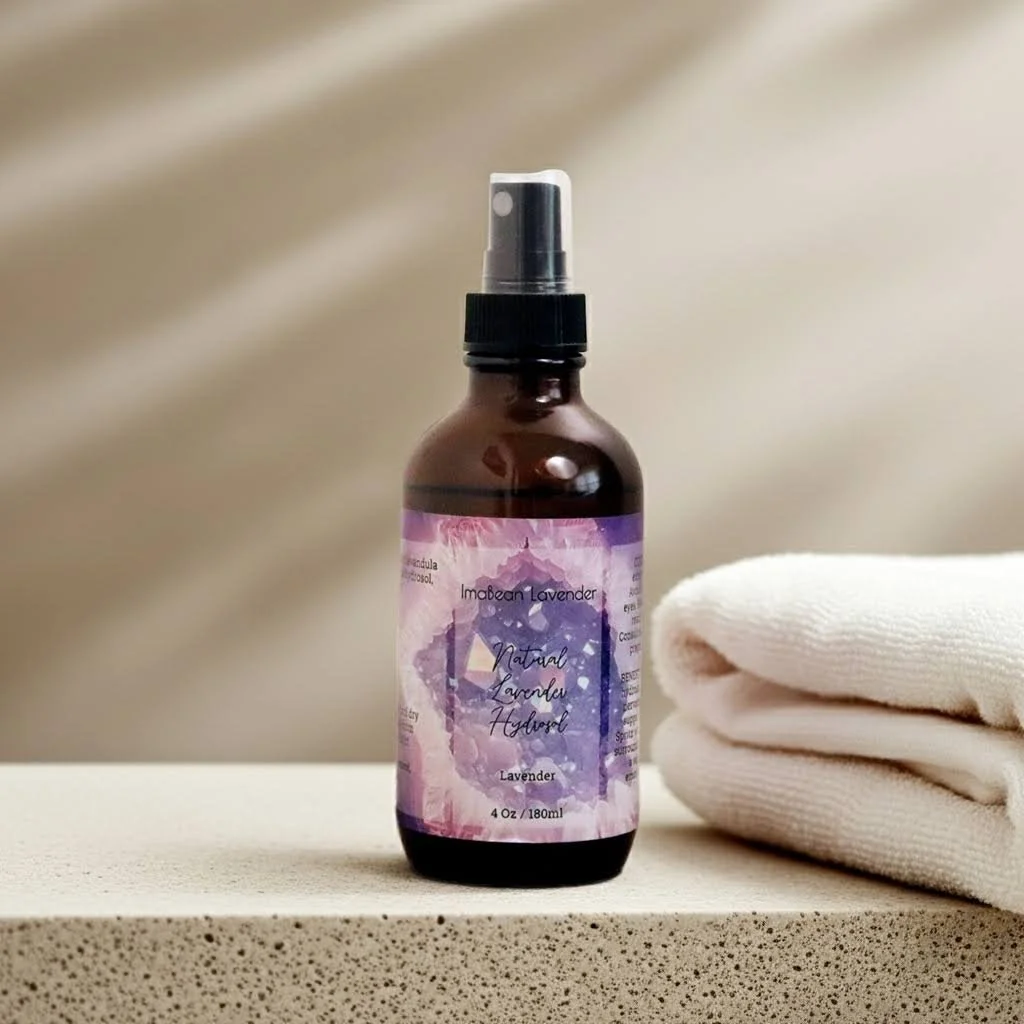 Our English Lavender Hydrosol is a gentle, aromatic floral water created through the steam distillation of fresh lavender flowers. This versatile botanical mist is a staple for daily self-care and home use. 