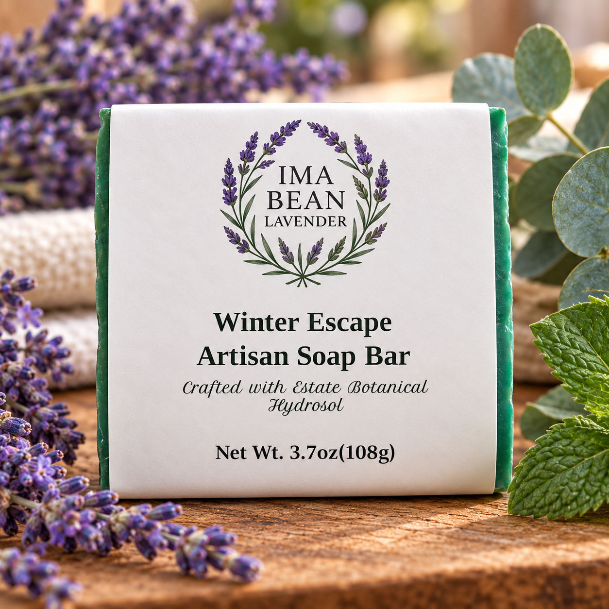 Winter Escape Artisan Soap Bar