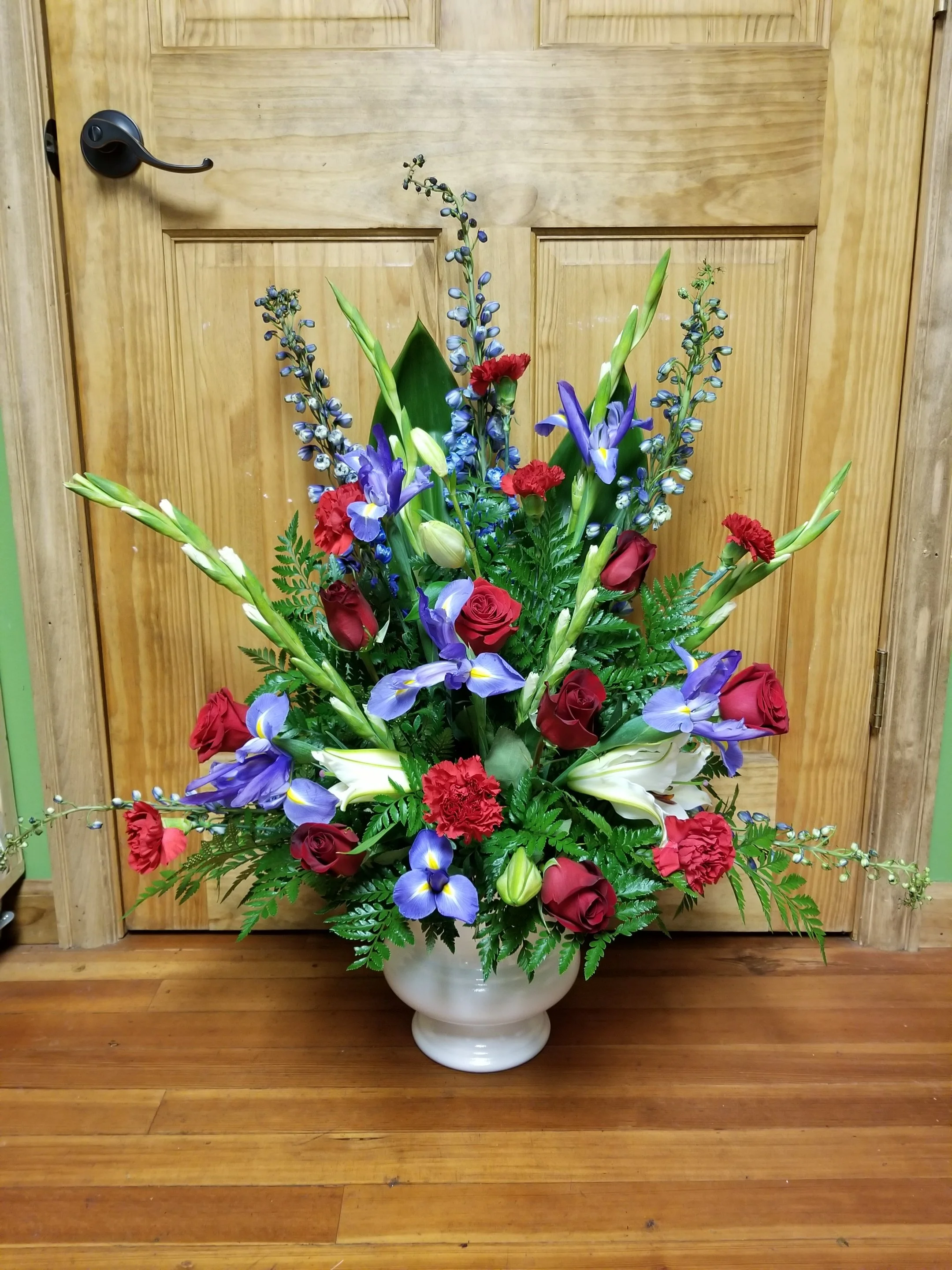 Patriotic Symphony Floral Arrangement