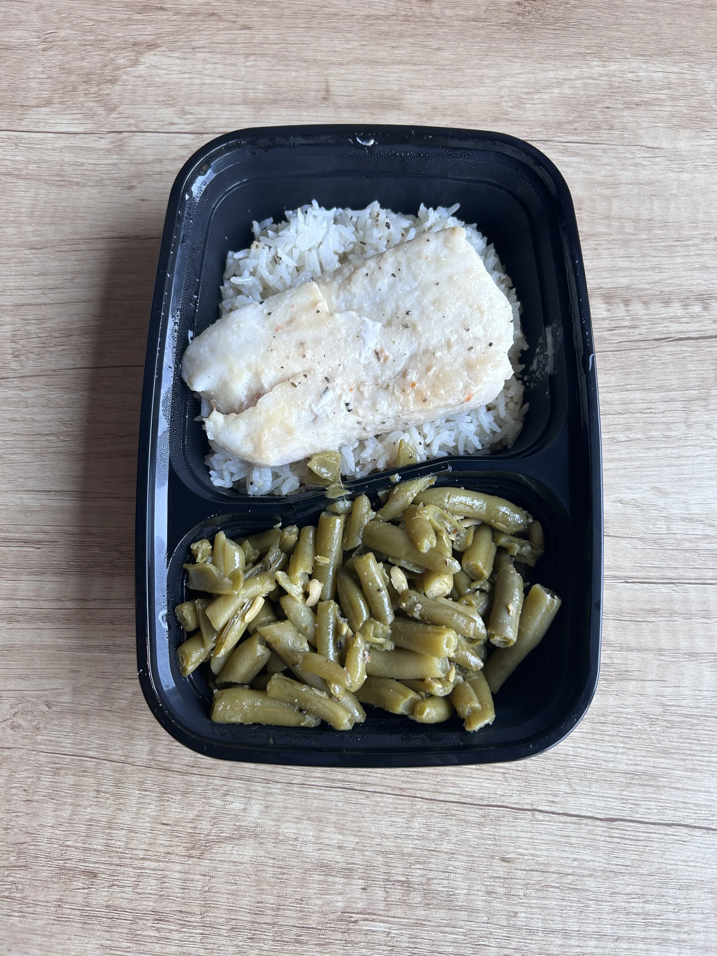 Garlic Cod Platter