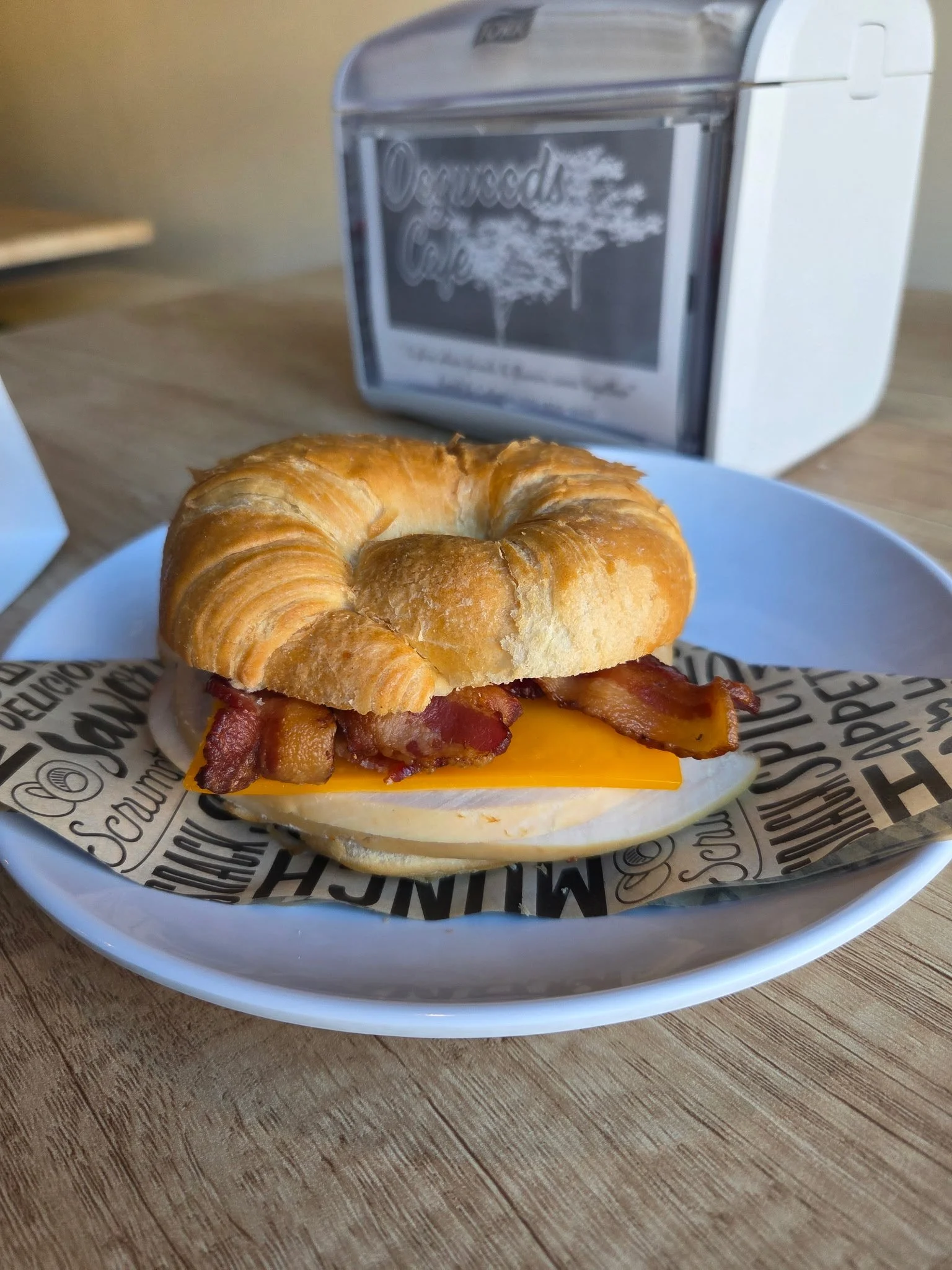 Turkey Bacon Cheddar Croissant