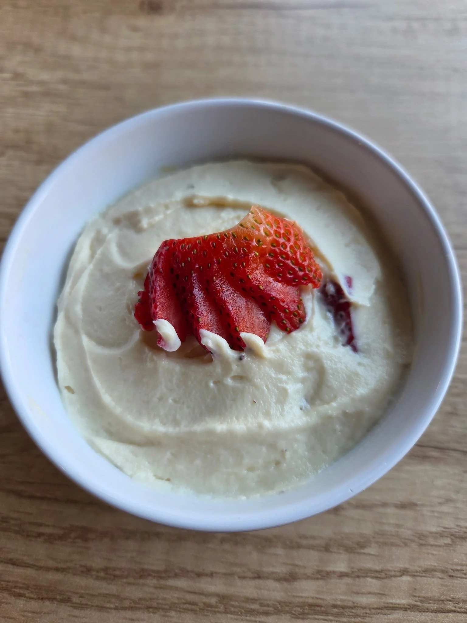 Strawberry Protein Pudding