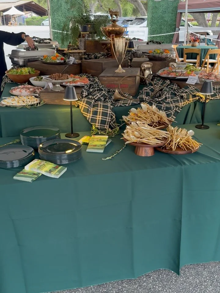 Grand Prix dinners. Derby bites. Hunt breakfasts.
One weekend, every kind of hospitality we do.
Flintridge Classic, this one was a good one.
Thank you to @flintridgeridingclub for having us!
 #FatDogSocial #EquestrianEvents  #FlintridgeClassic #Grazi