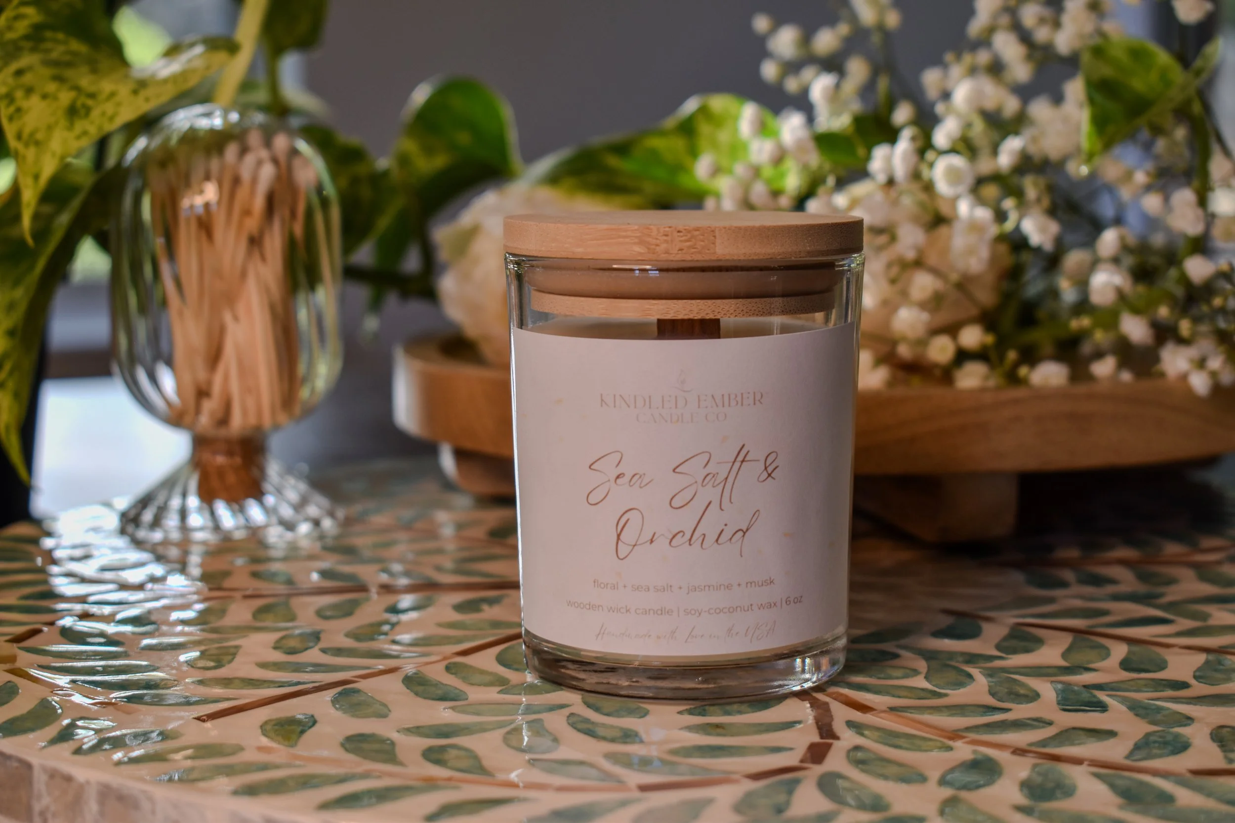 Sea Salt & Orchid | Candle