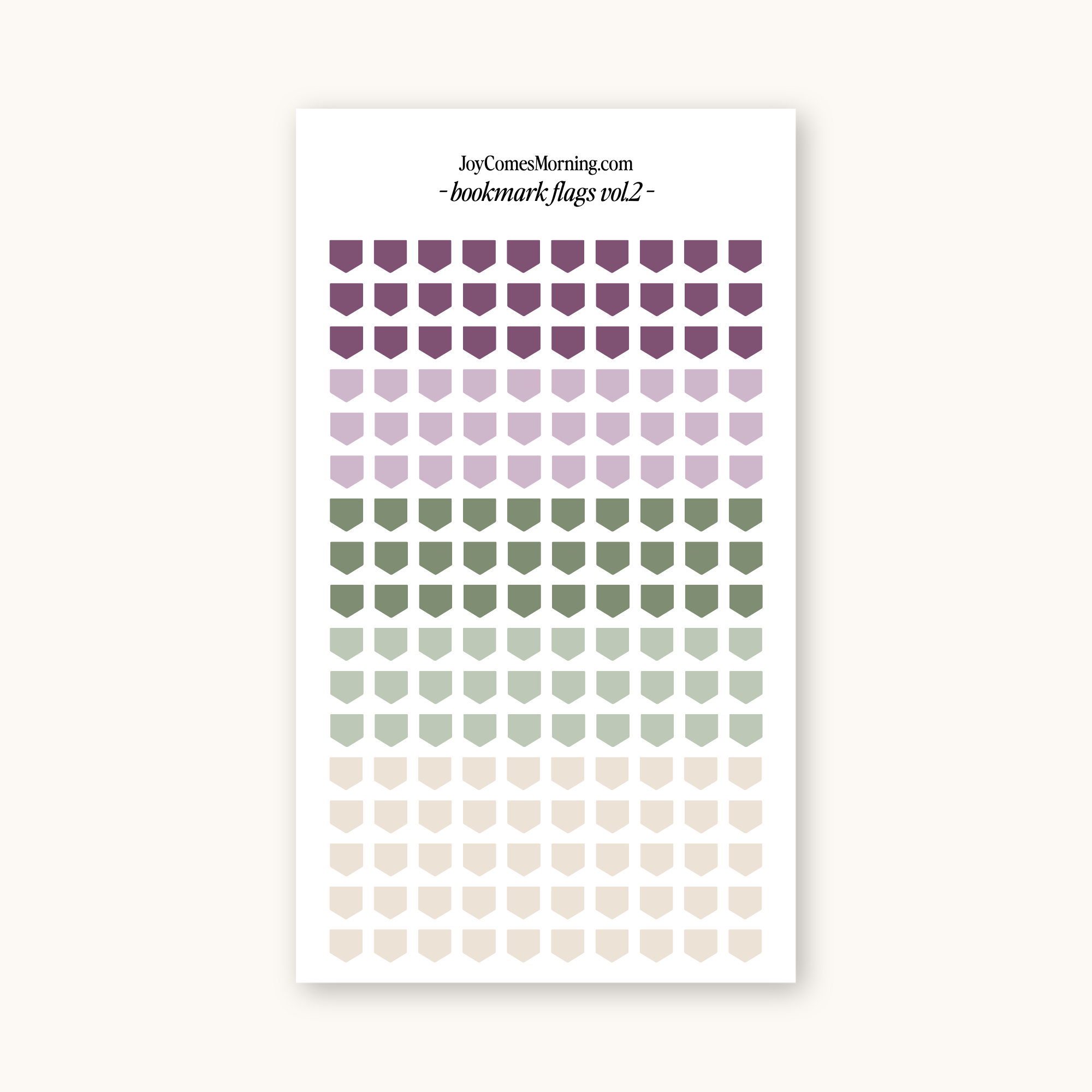 Bookmark Flags Vol.2