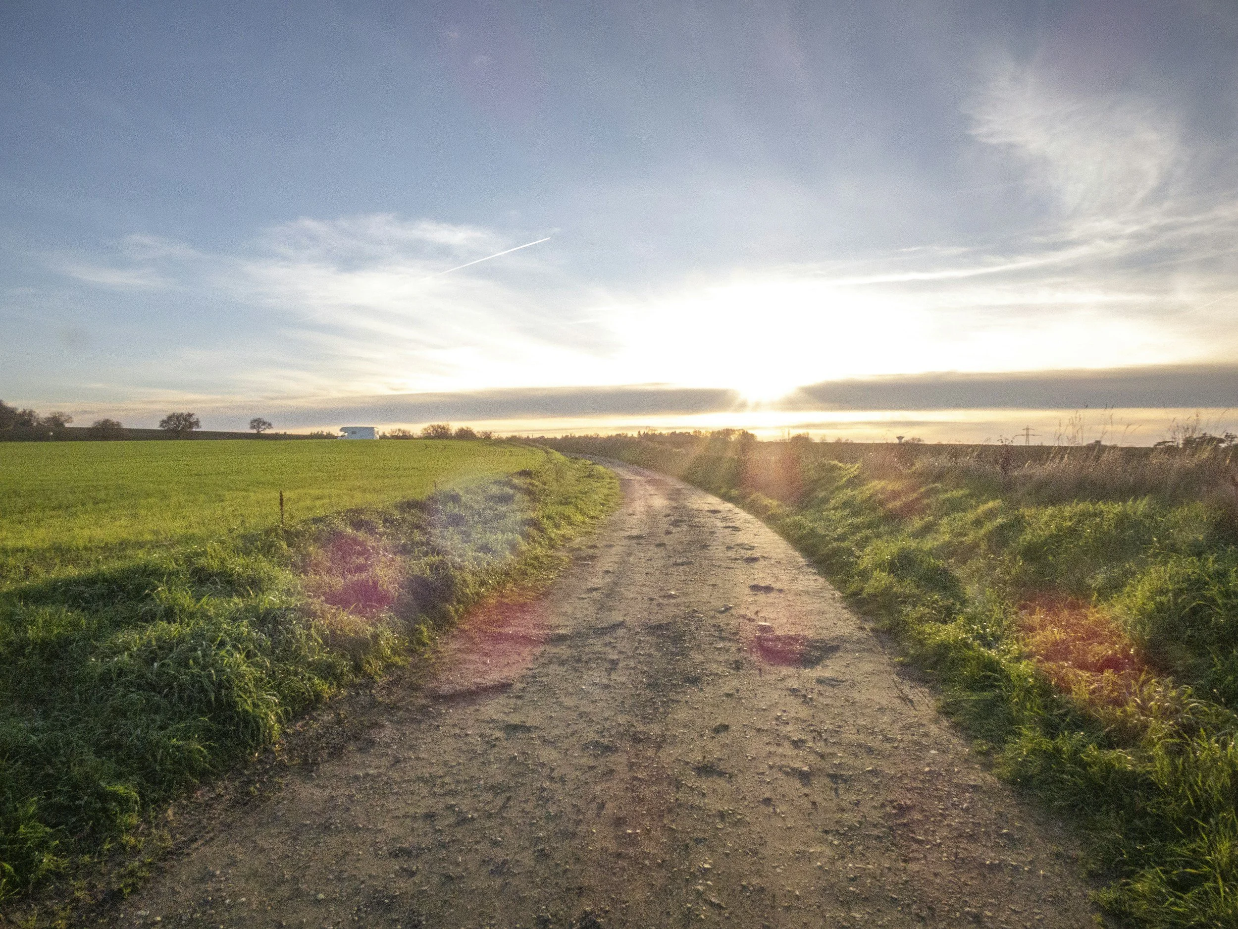 A road to sunrise.