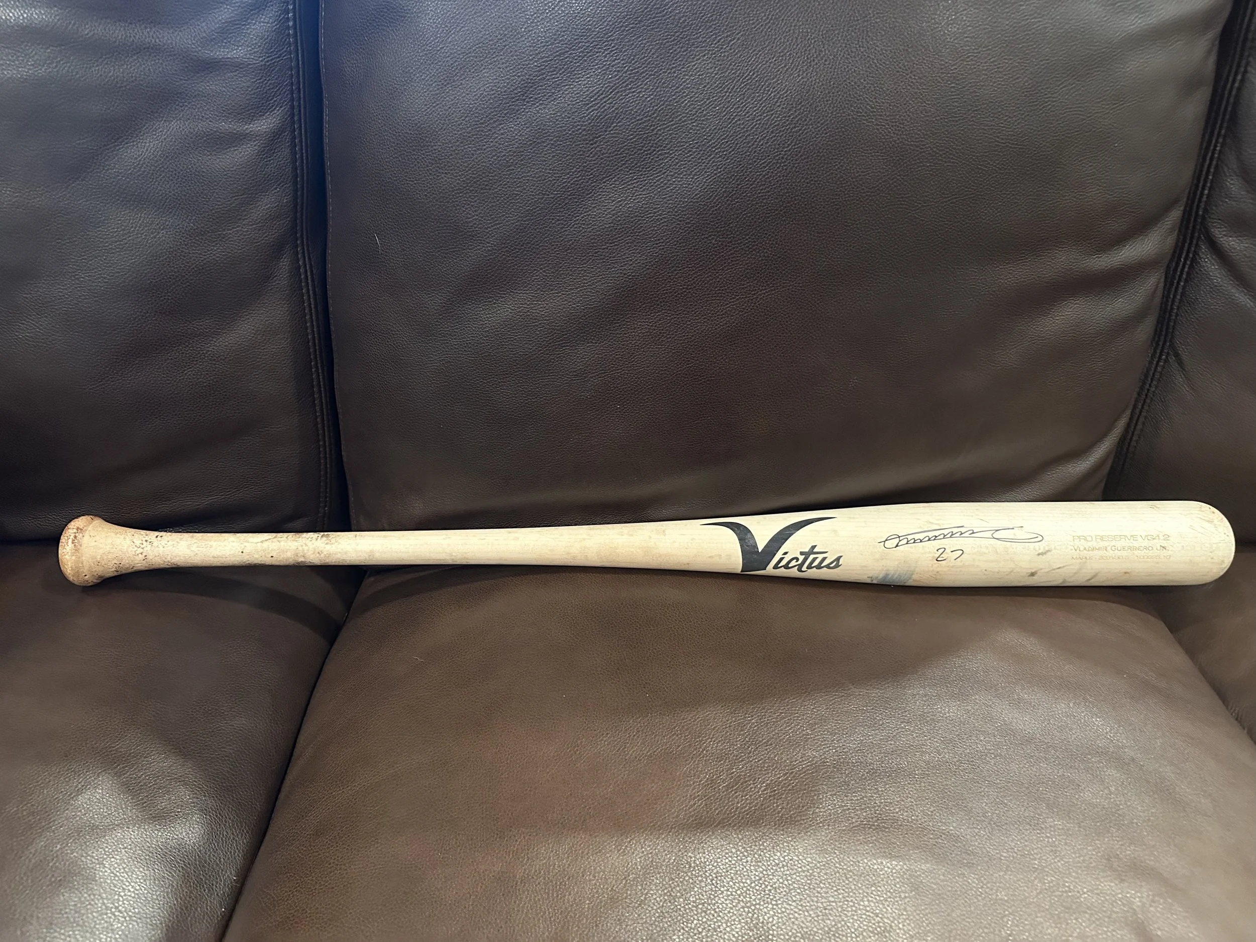 Vlad Guerrero Jr - Used and Signed Bat