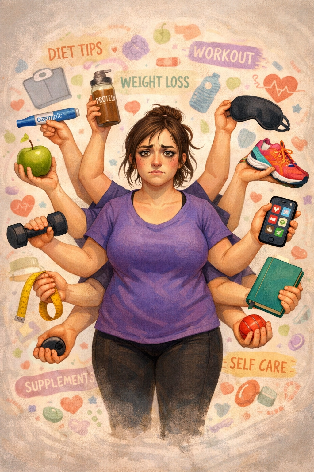 overwhelmed woman perimenopause menopause weight loss transformation woman