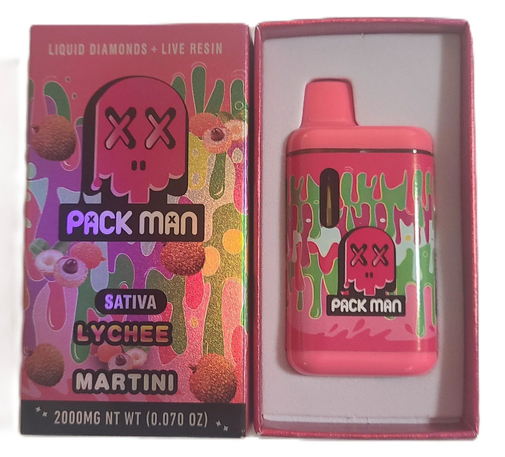 Z5 Pack Man Lychee Martini 2g Vape