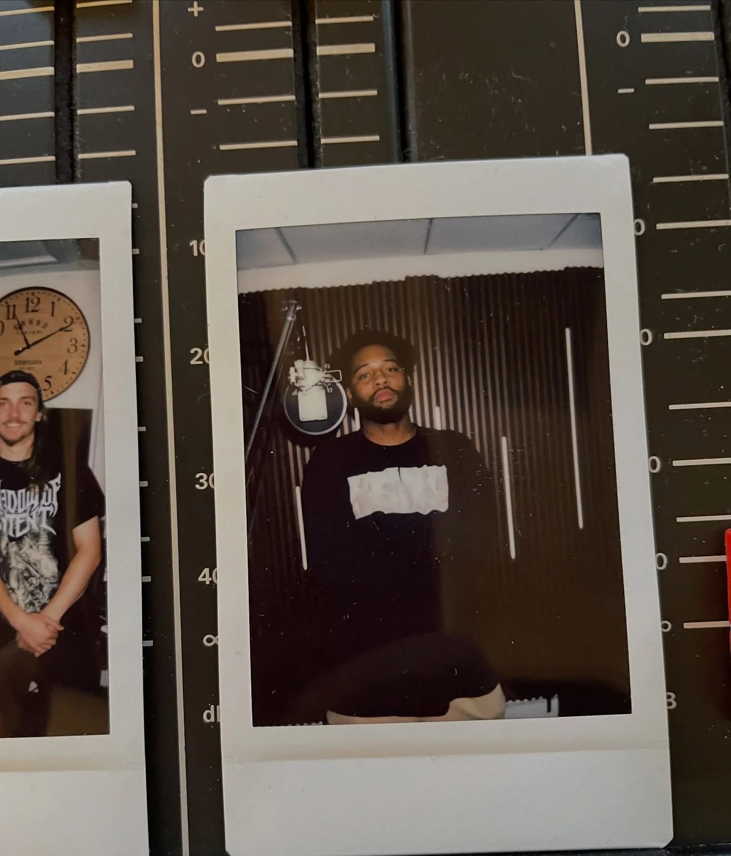 Polaroid shots of talent that has been in the studio recently!