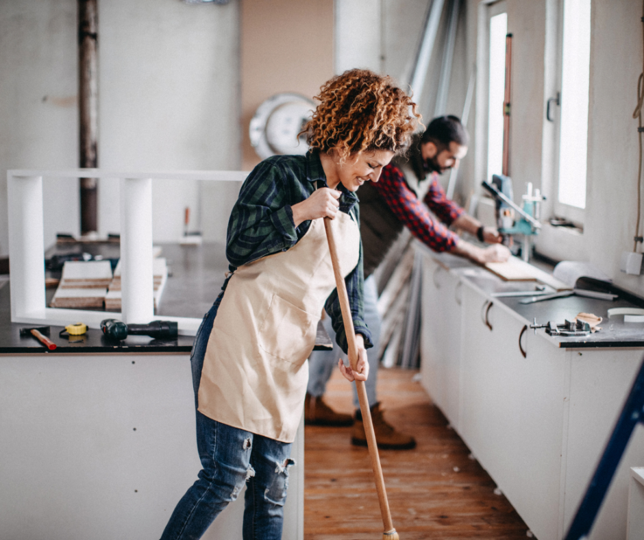 Professional deep cleaning service addressing built-up dirt and high-touch areas in a residential home in New York and New Jersey.