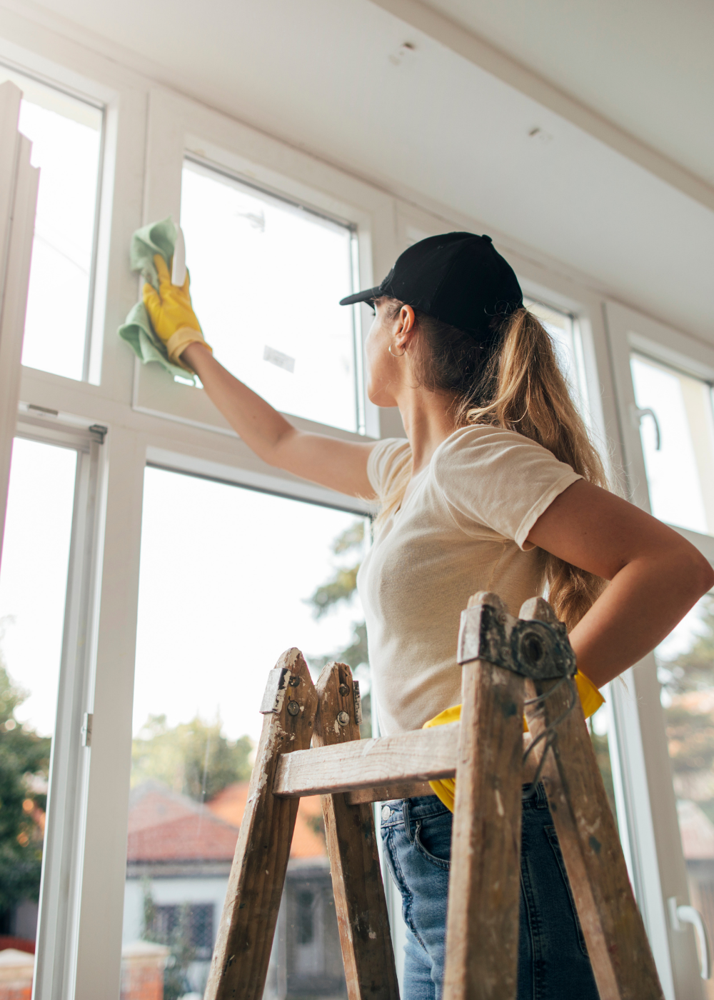 Detailed residential cleaning service including interior window cleaning in a NY and NJ home.