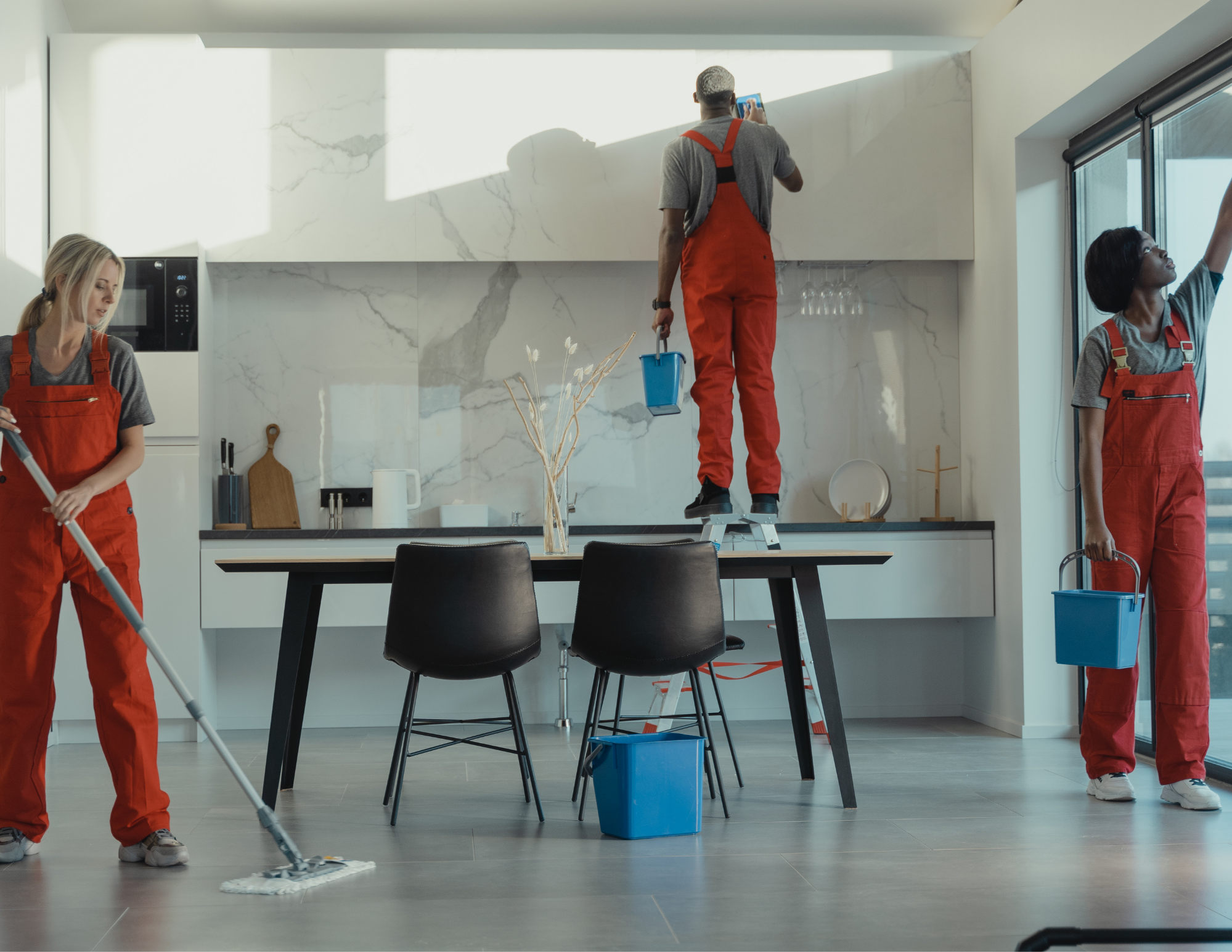 Deep cleaning service performed in New Jersey home”