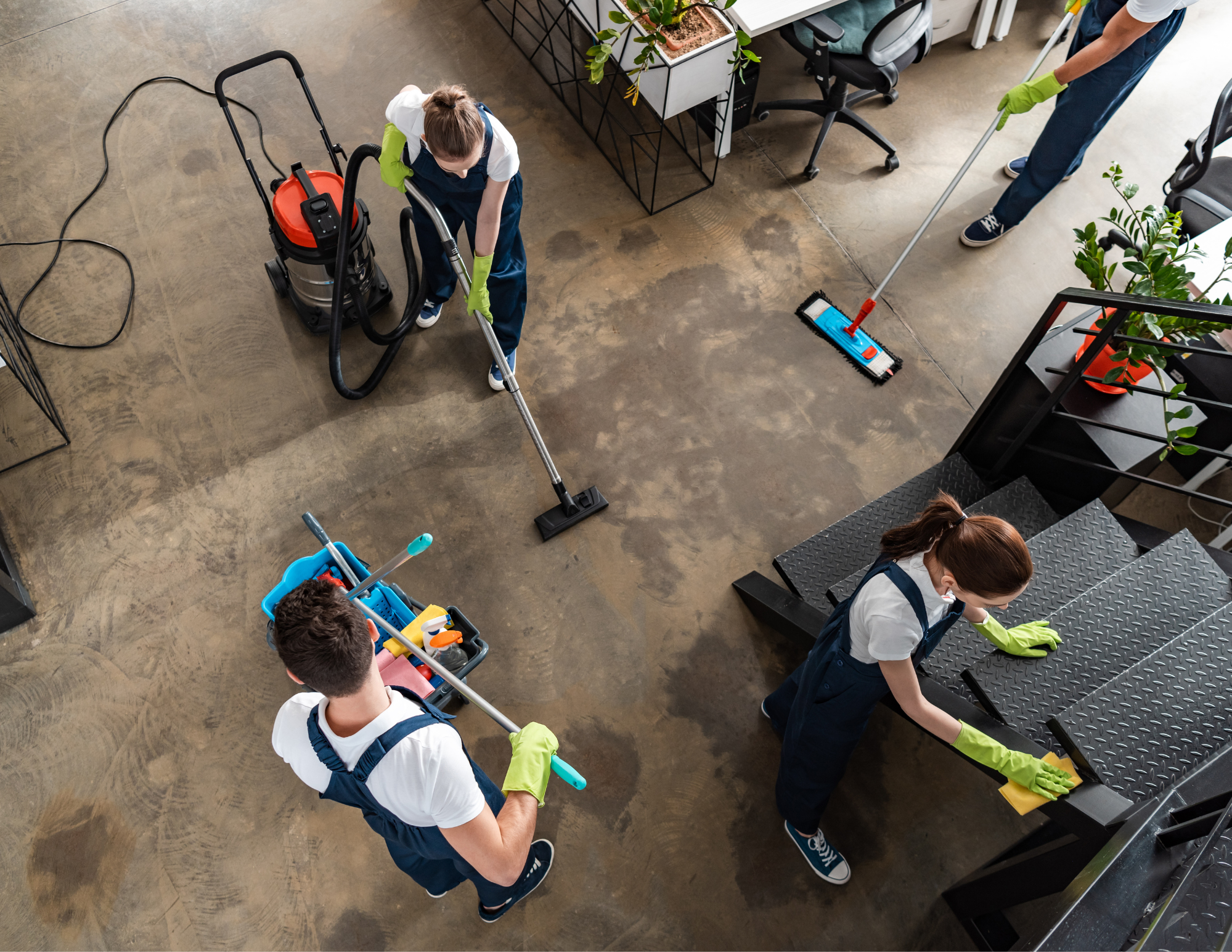 Professional deep cleaning team performing detailed floor and surface cleaning in residential and commercial spaces in New York and New Jersey.