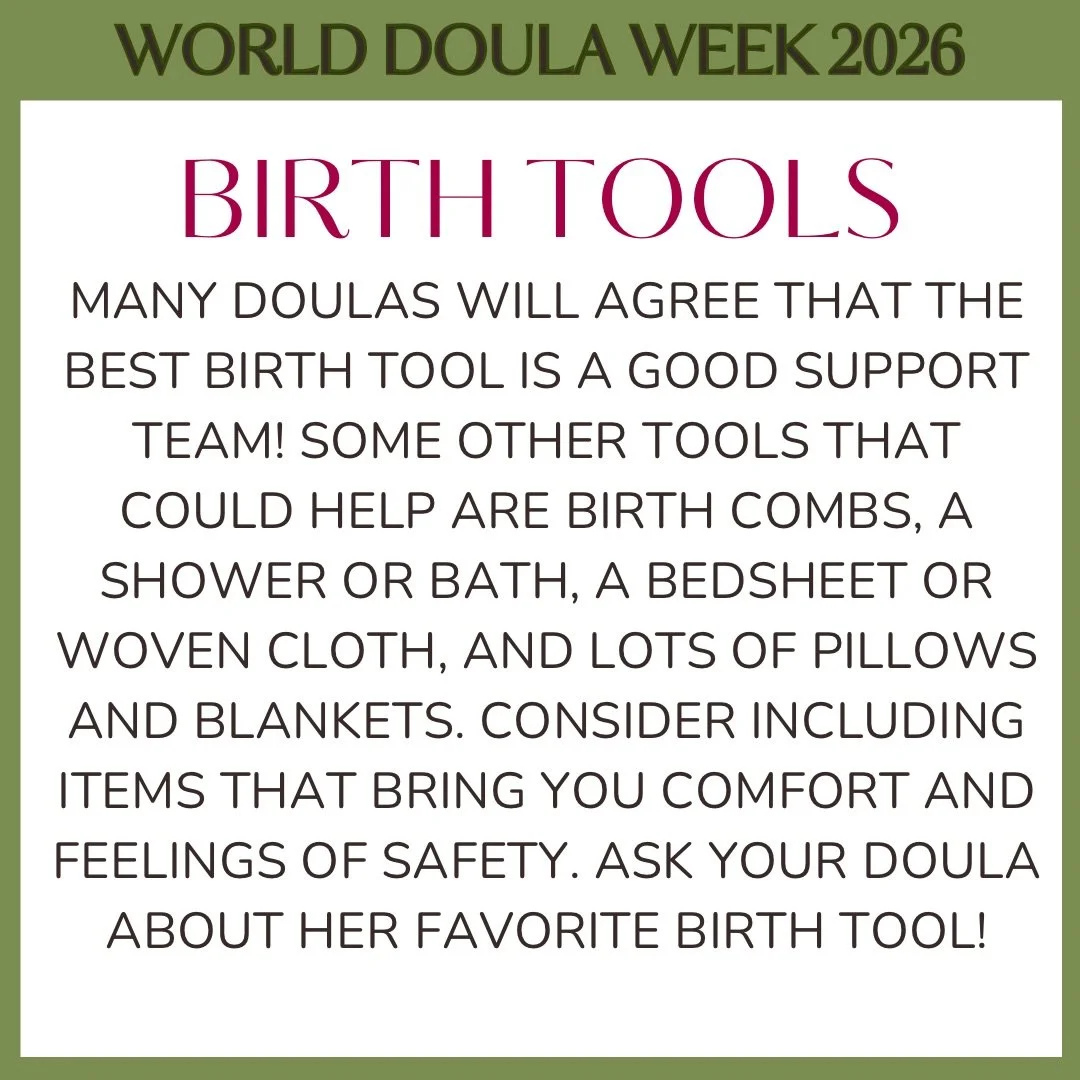 Let&rsquo;s talk about birth tools! We&rsquo;re keeping the definition broad to include anything that supports a comfortable labor experience. 

Birth combs have been gaining popularity for their simple but effective distracting effect. Some people h