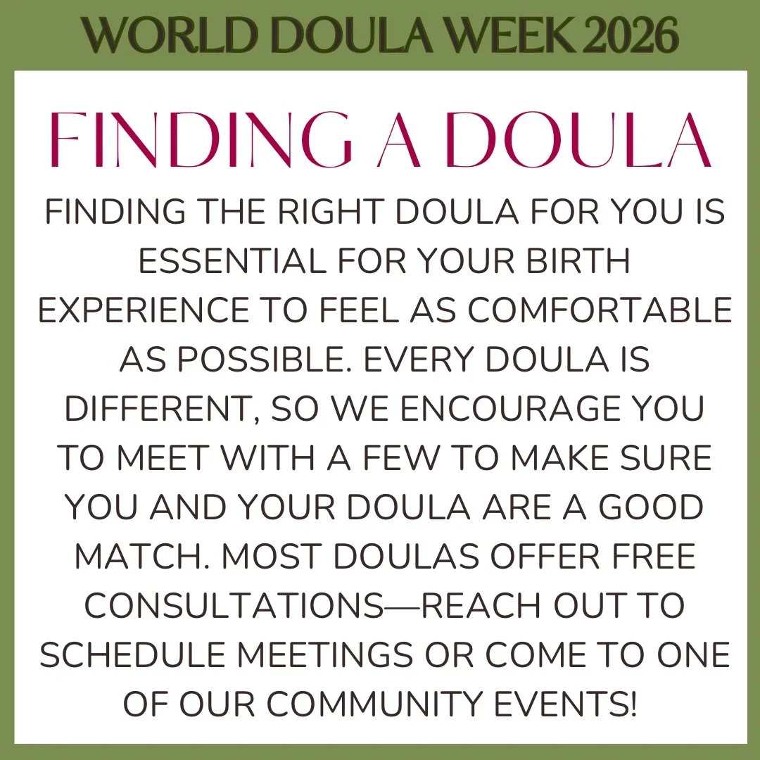 Juneau has several birth and postpartum doulas ready to support you and your family! To find us, you can check out our website for our member profiles. Each profile has a photo, a list of credentials, a brief bio and contact links. Once you find a fe