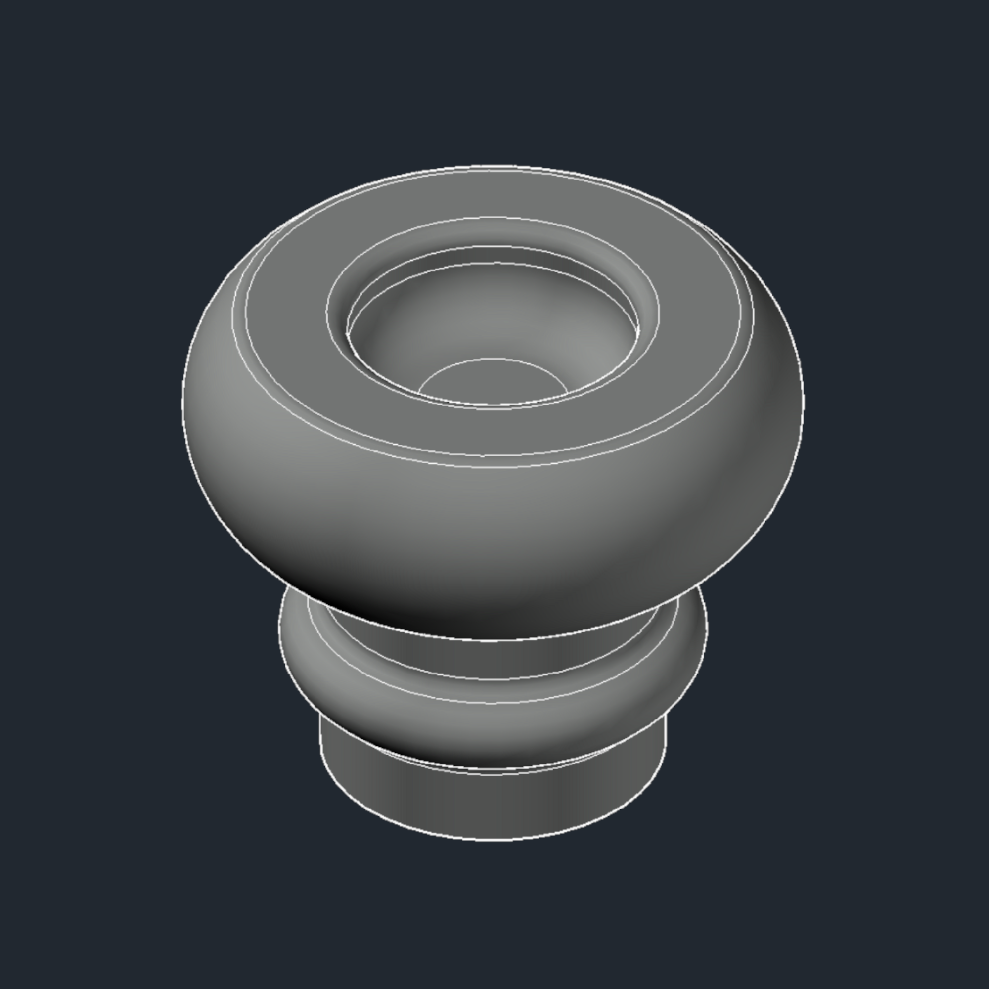 Piano Keyboard Cover Knob