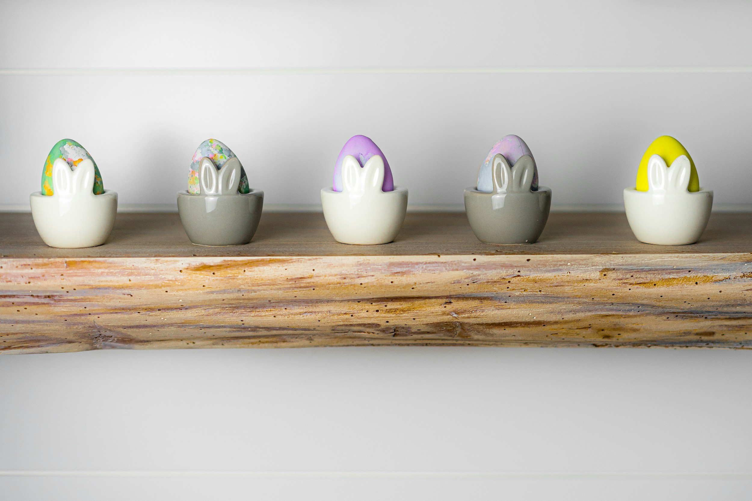 custom mantle with decor