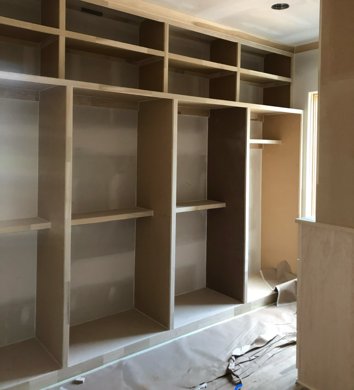 Custom walk-in closet
