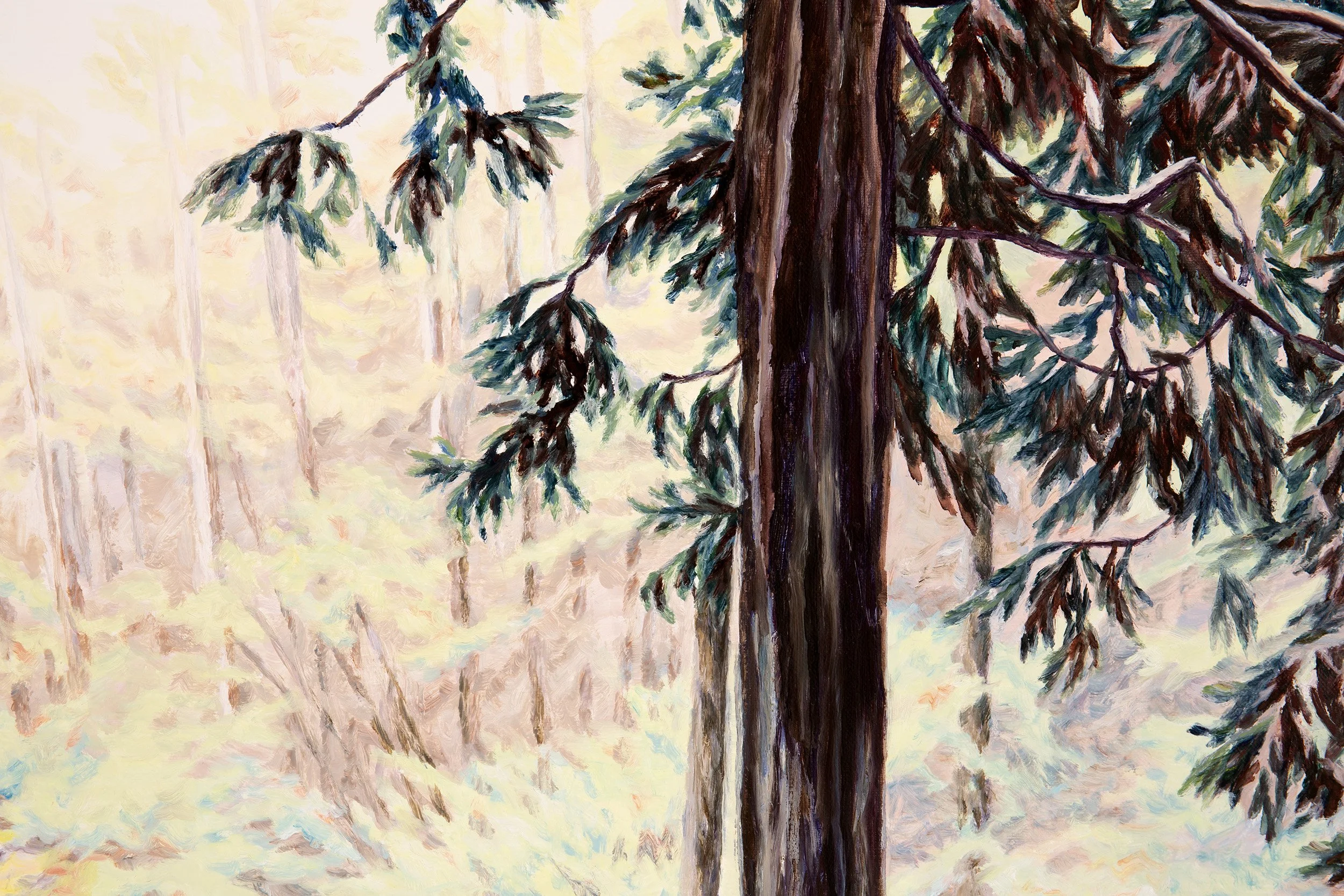 Gateway (detail) 2024, oil on linen, 94 x 112 cm