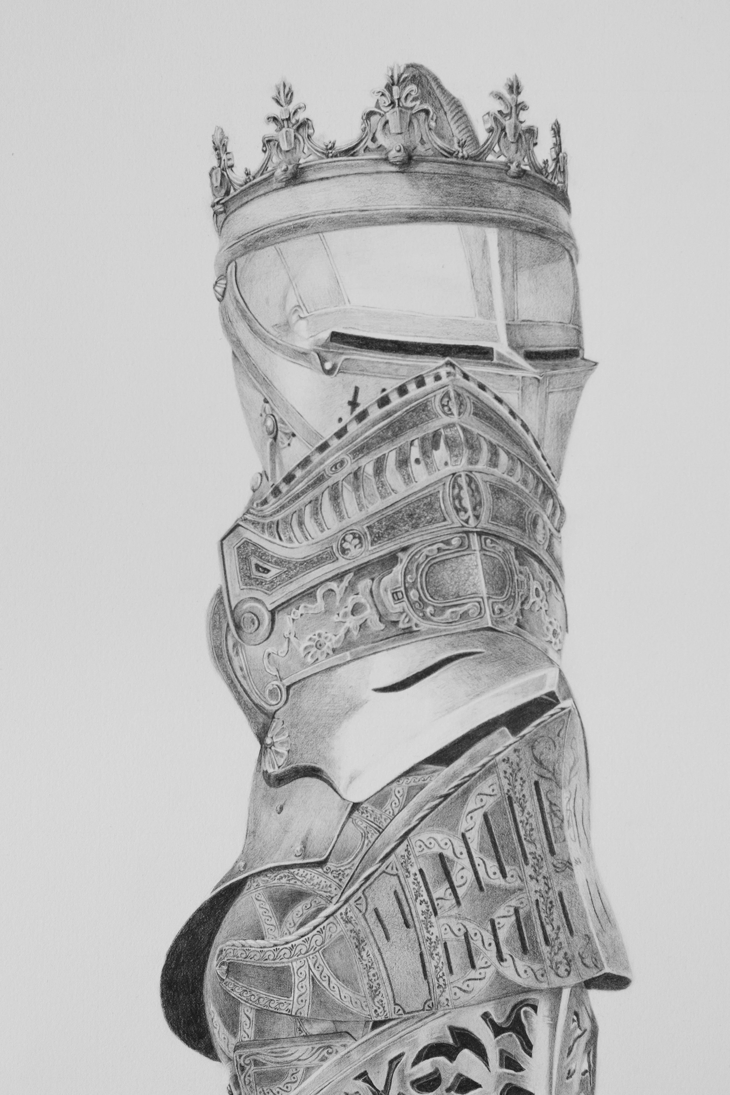The Weight of It All (Atlas Could Never) [Detail]. 2025. Graphite on paper. 101.6 x 64.8 cm.
