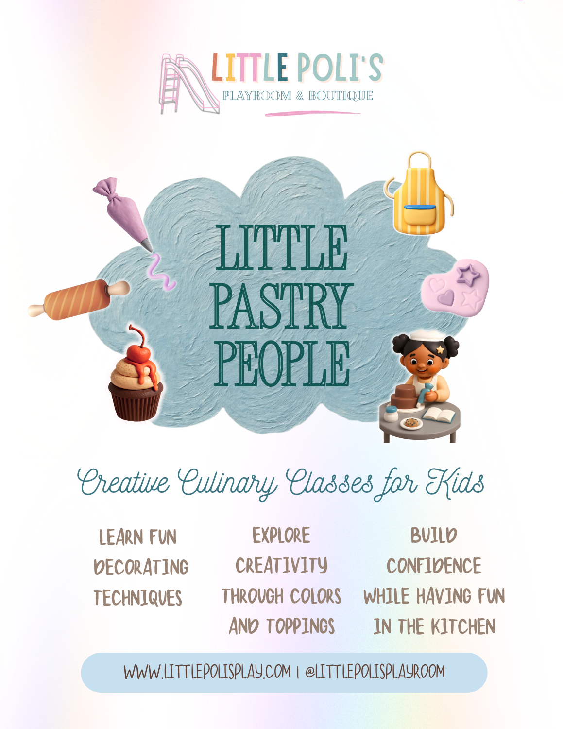 Orange Green and Blue Playful Kids Cooking Class Flyer.png