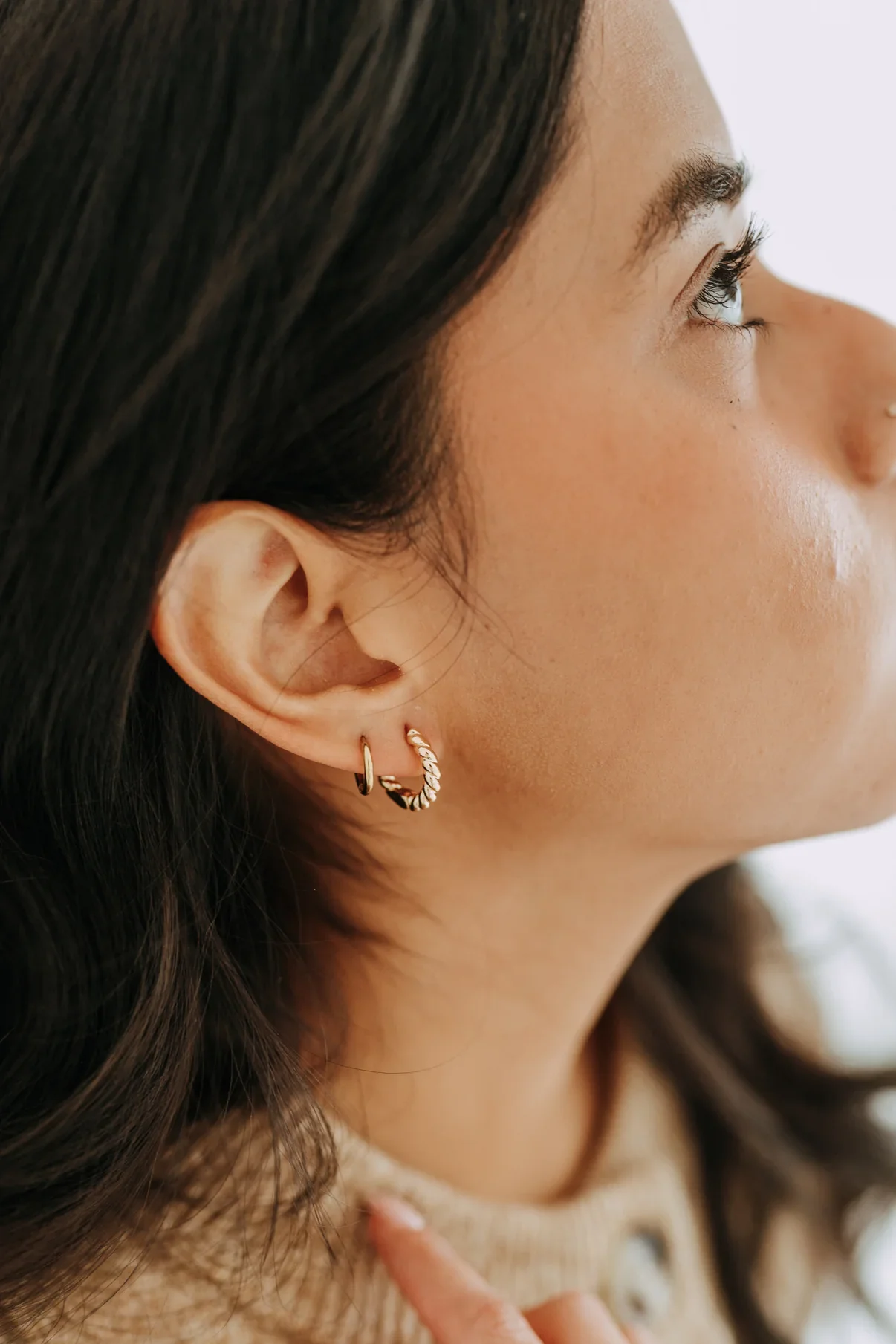 The Goldie Twist Hoops - Sydney Rose Co.