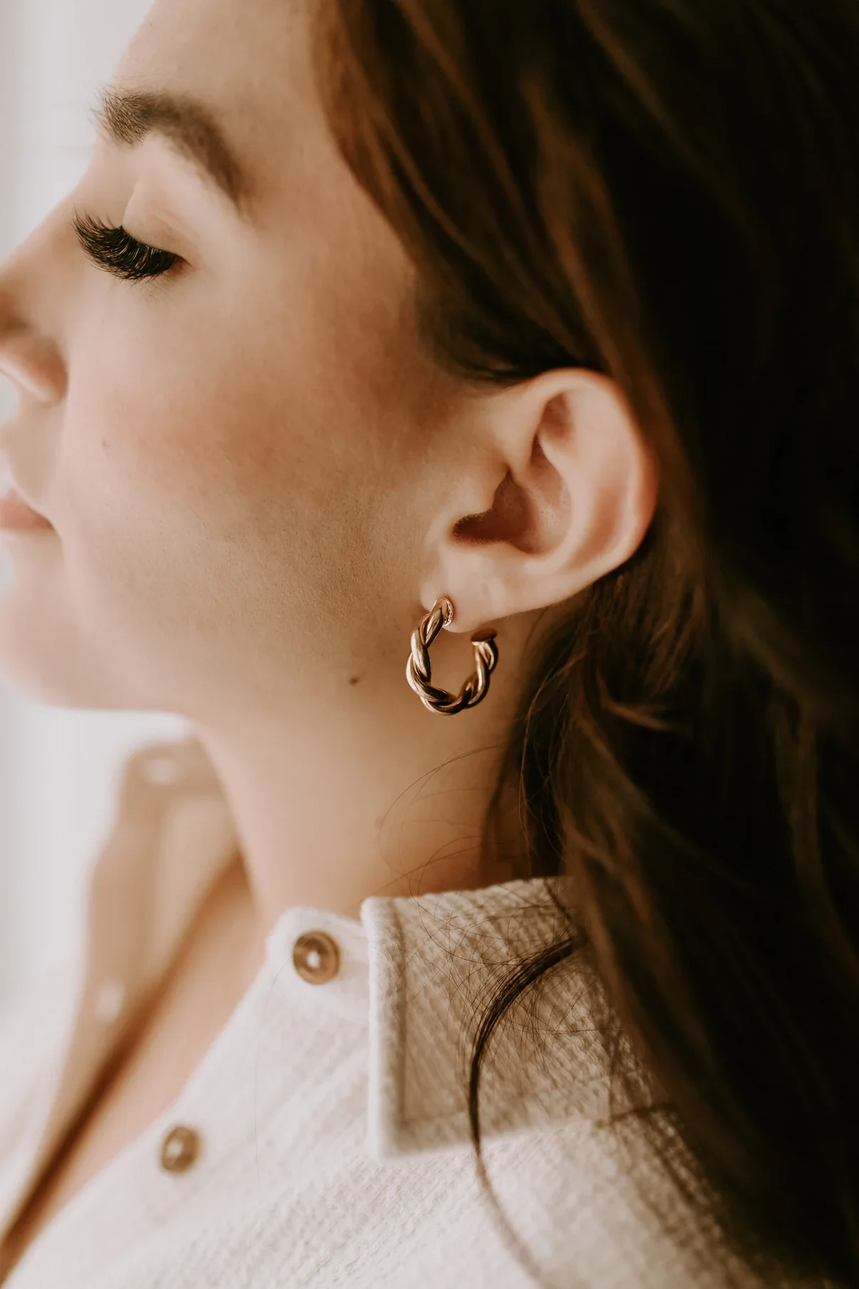 Twist Hoops - Sydney Rose Co.