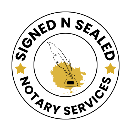Signed N Sealed Notary