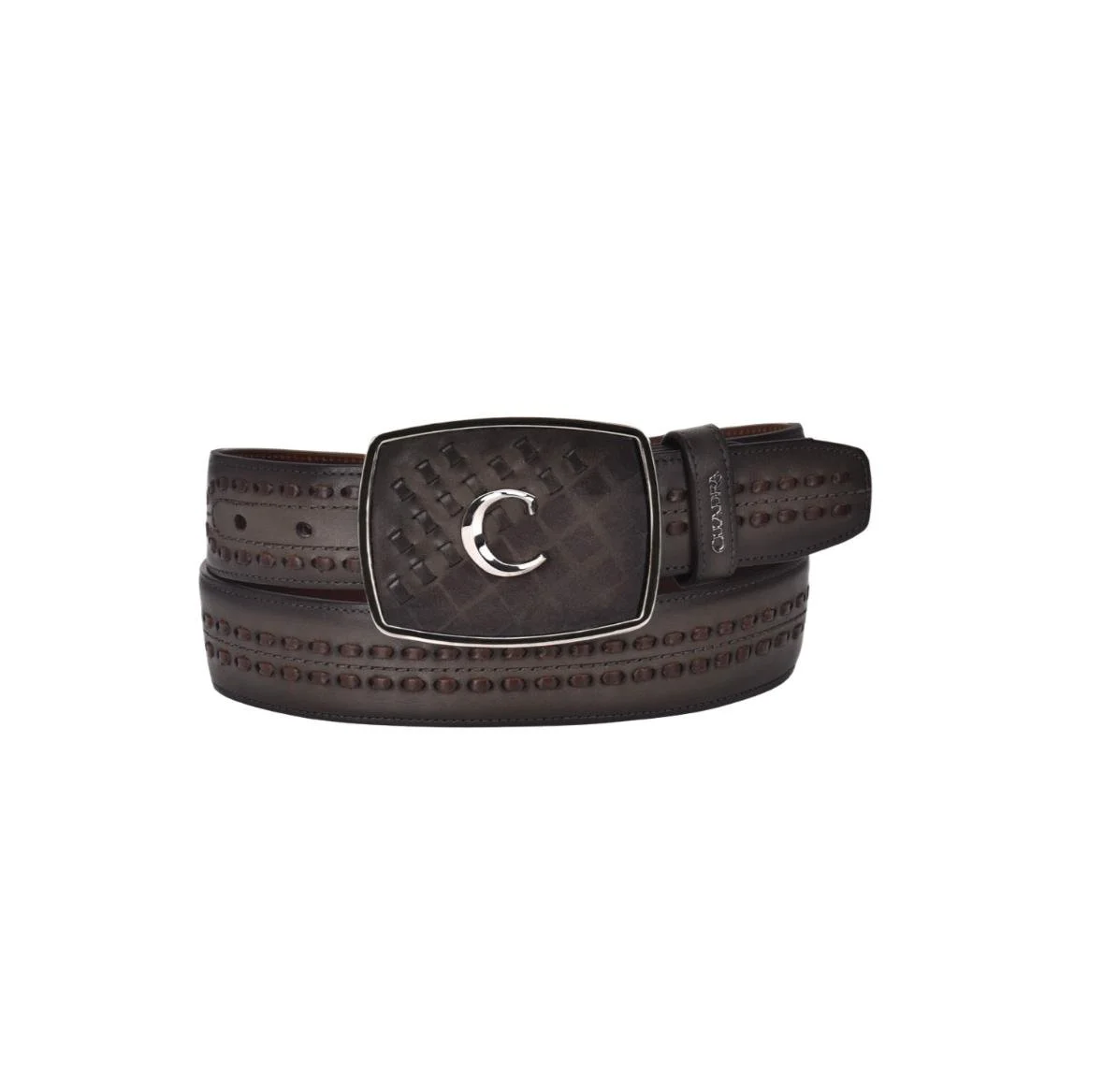 Cuadra Black Woven Belt