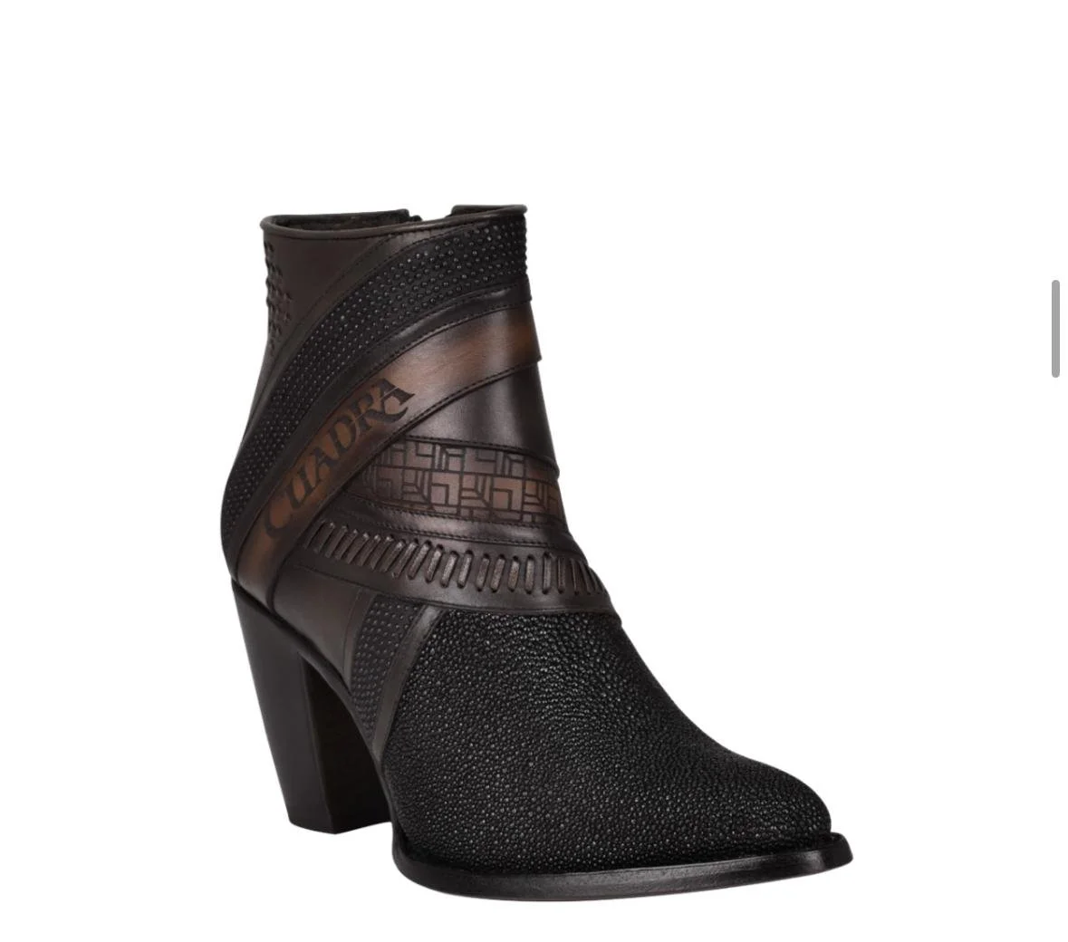 Cuadra Black Short Stingray Boots