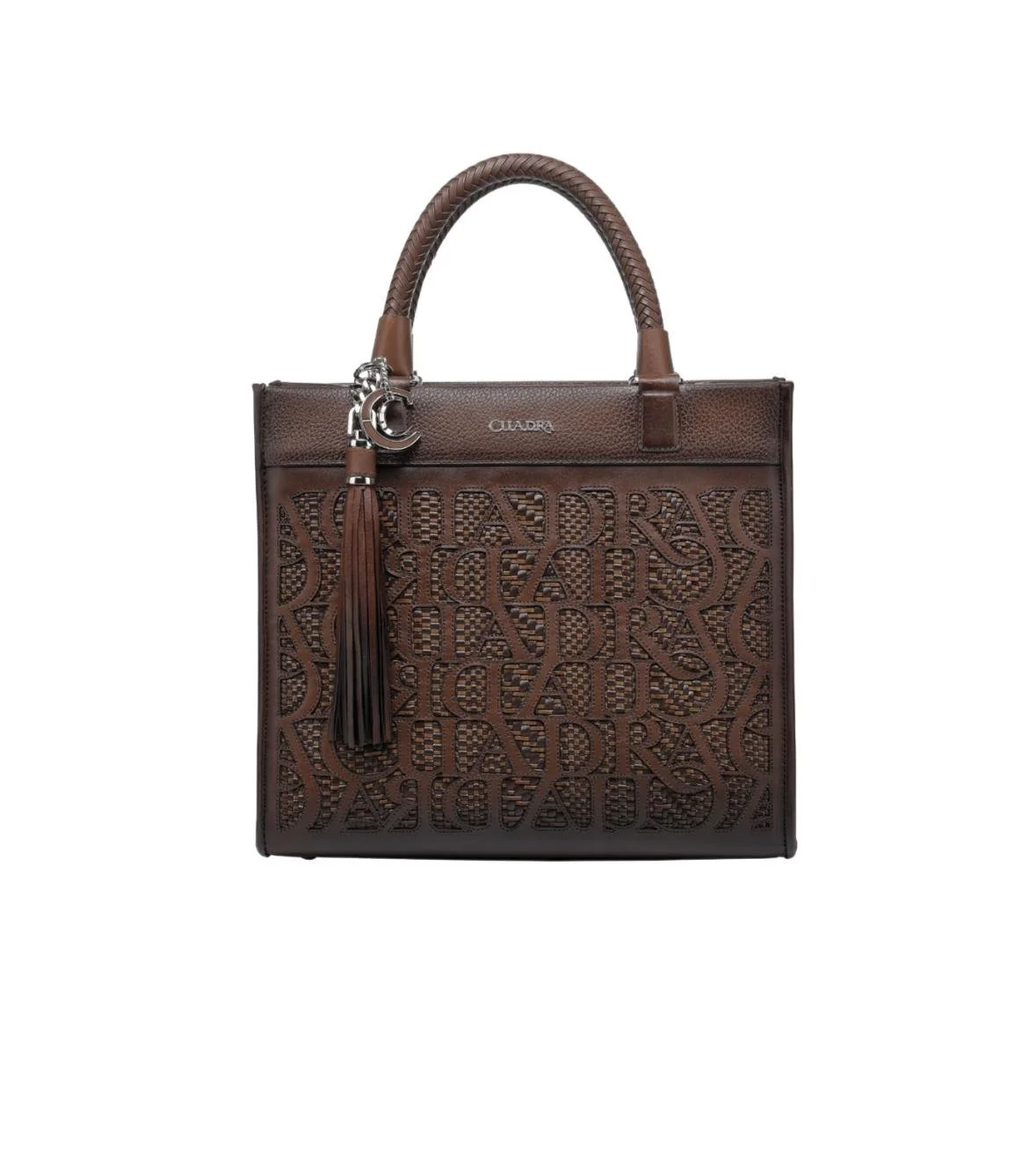 Cuadra Brown Logo Tote