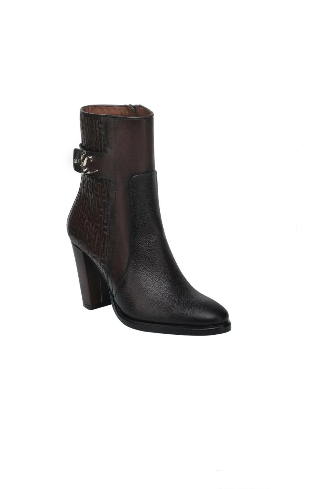 Cuadra Brown Cowhide Short Boots