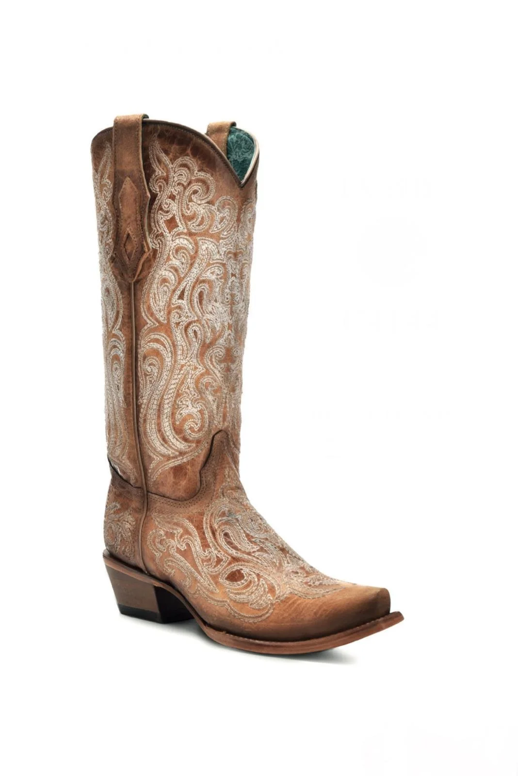 Corral Tan Embroidery Tall Boots