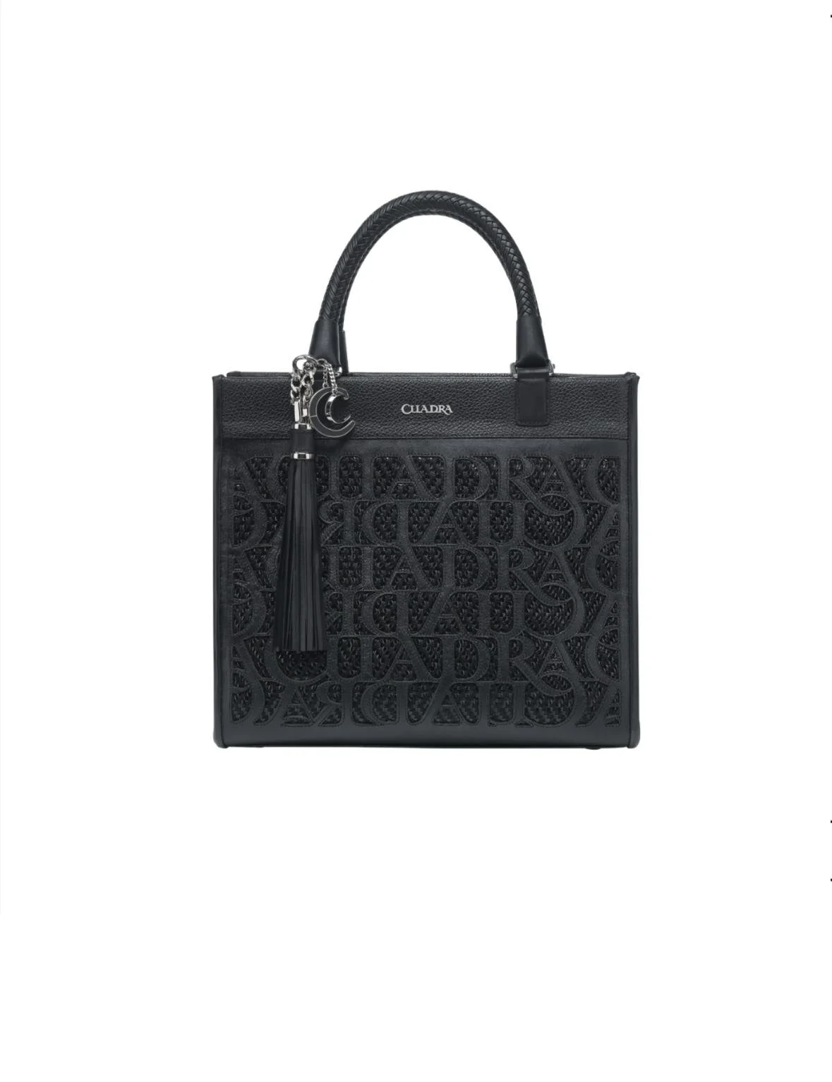 Cuadra Black Logo Tote