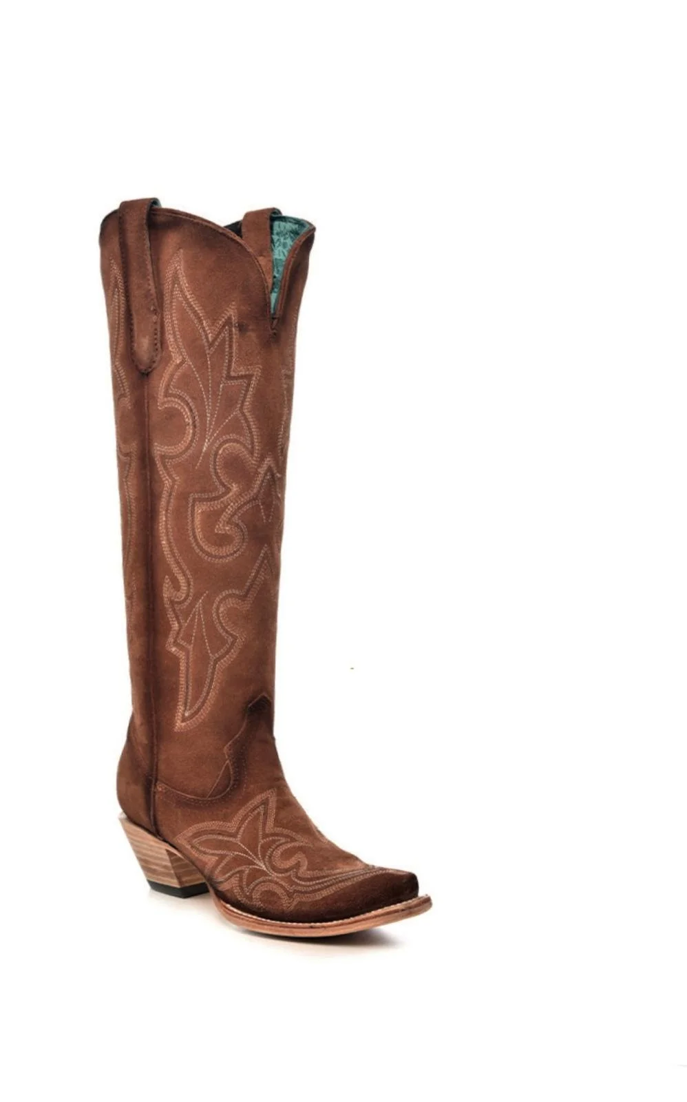 Corral Shedron Suede Embroidered, Tall Top Boots