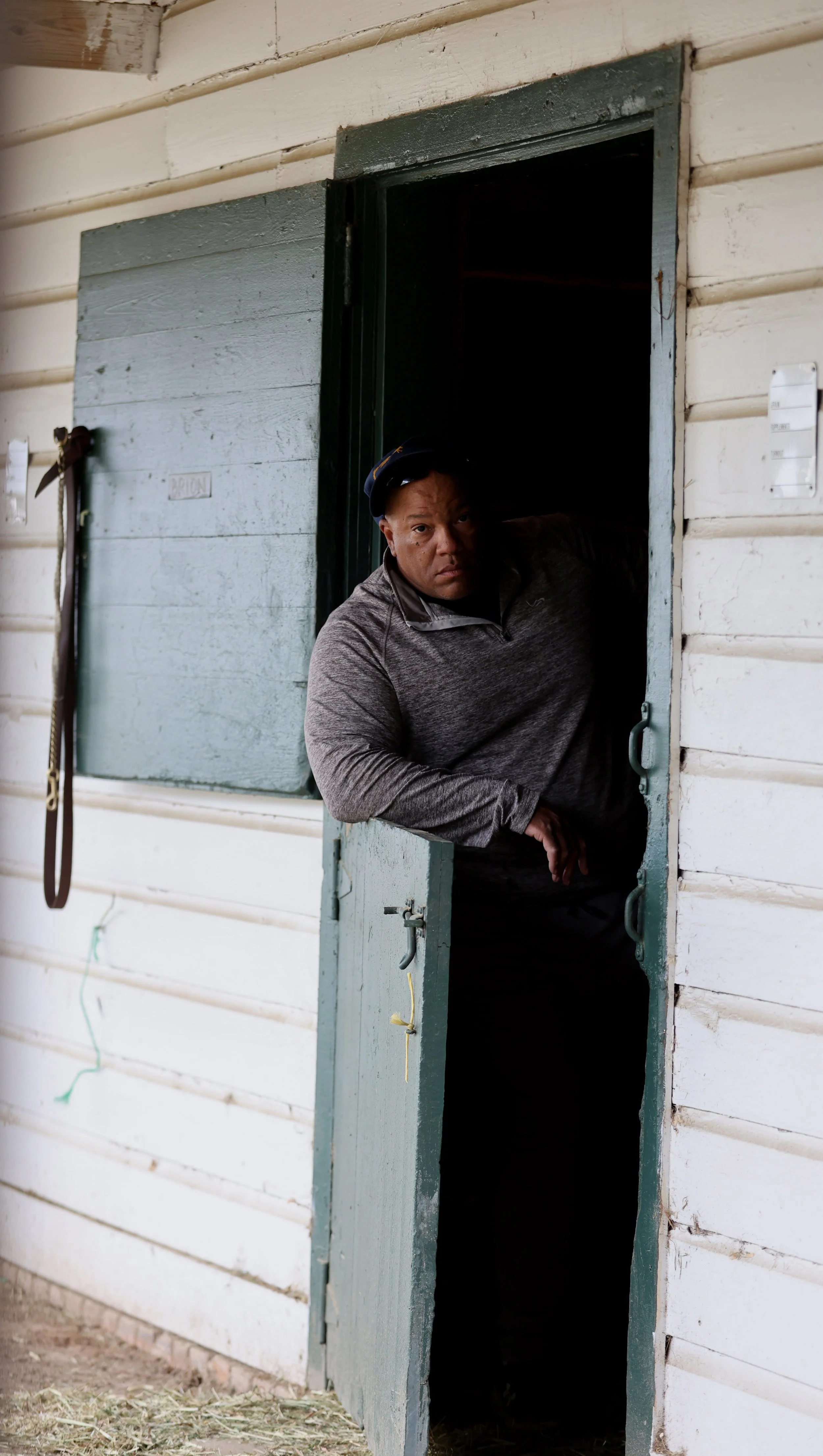 Reggie Williams, 57, of Flint Hill, Virginia has worked with the Carolina Cup for over 20 years through his company of employment as a groom to help transport horses.