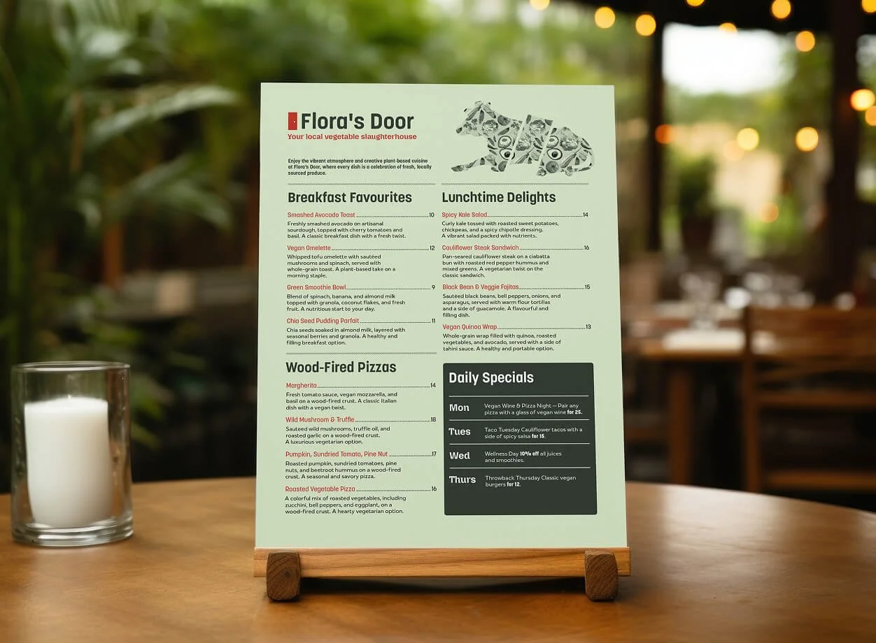 RESTAURANT MENU DESIGN