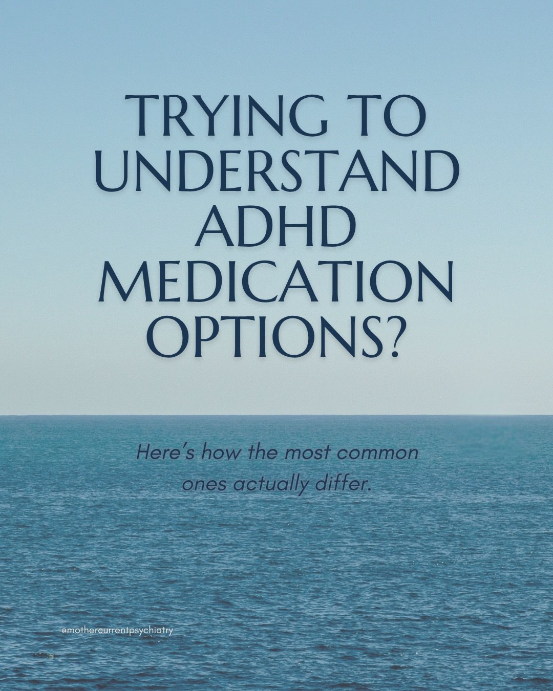 Most people come in already knowing the names Adderall or Vyvanse. But what actually matters is how a medication fits your brain, your sleep, your anxiety profile, and your life stage.
&bull;
There&rsquo;s more flexibility in ADHD treatment than most