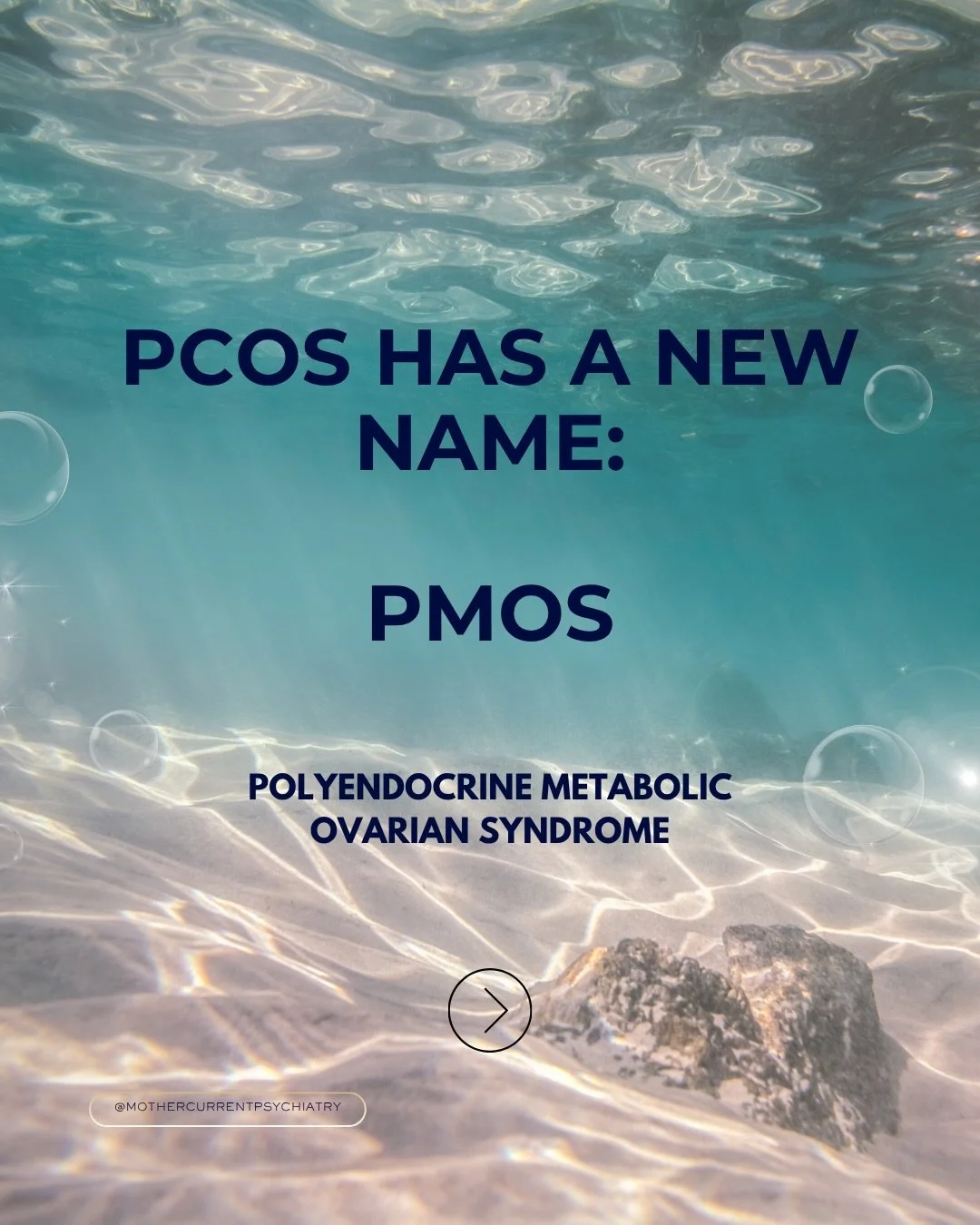 PCOS being renamed PMOS is a win.
&bull;
It is also frustrating that it took this long for the name to reflect what so many women already knew in their bodies: this was never just about cysts, and it was never just about ovaries.
&bull;
Polyendocrine