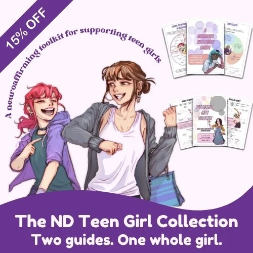 The Neurodivergent Teen Girl Collection | Burnout & Self-Understanding Guides (Save 15%)