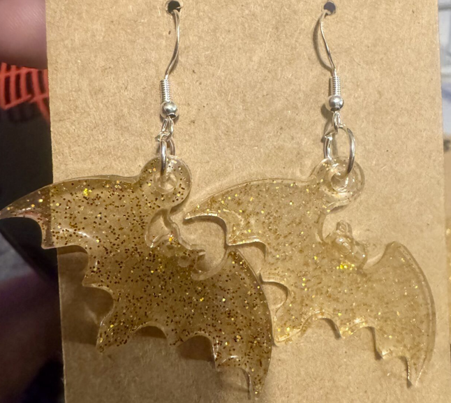 Bat Statement Earrings