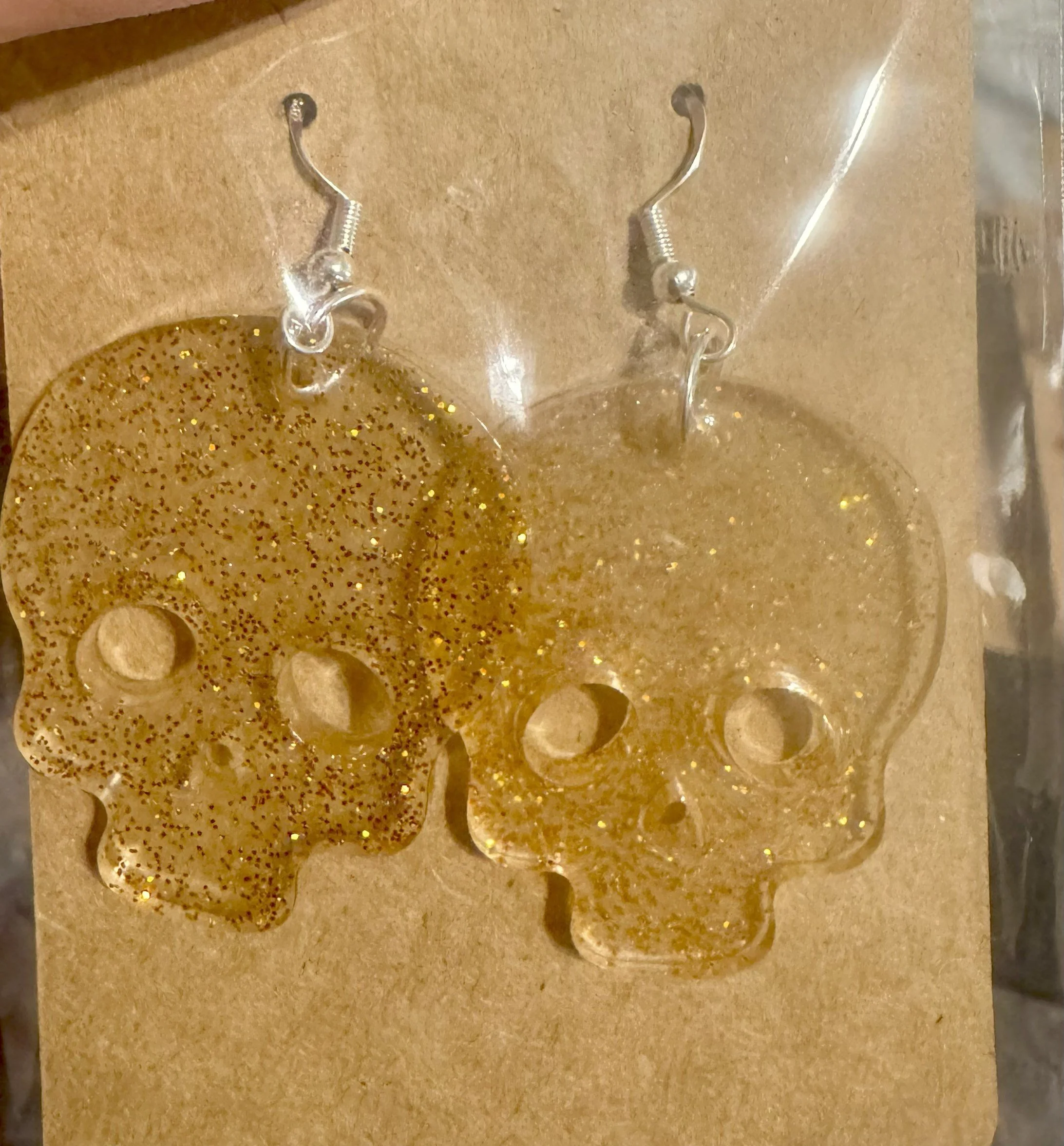 Gothic Skull Statement Earrings