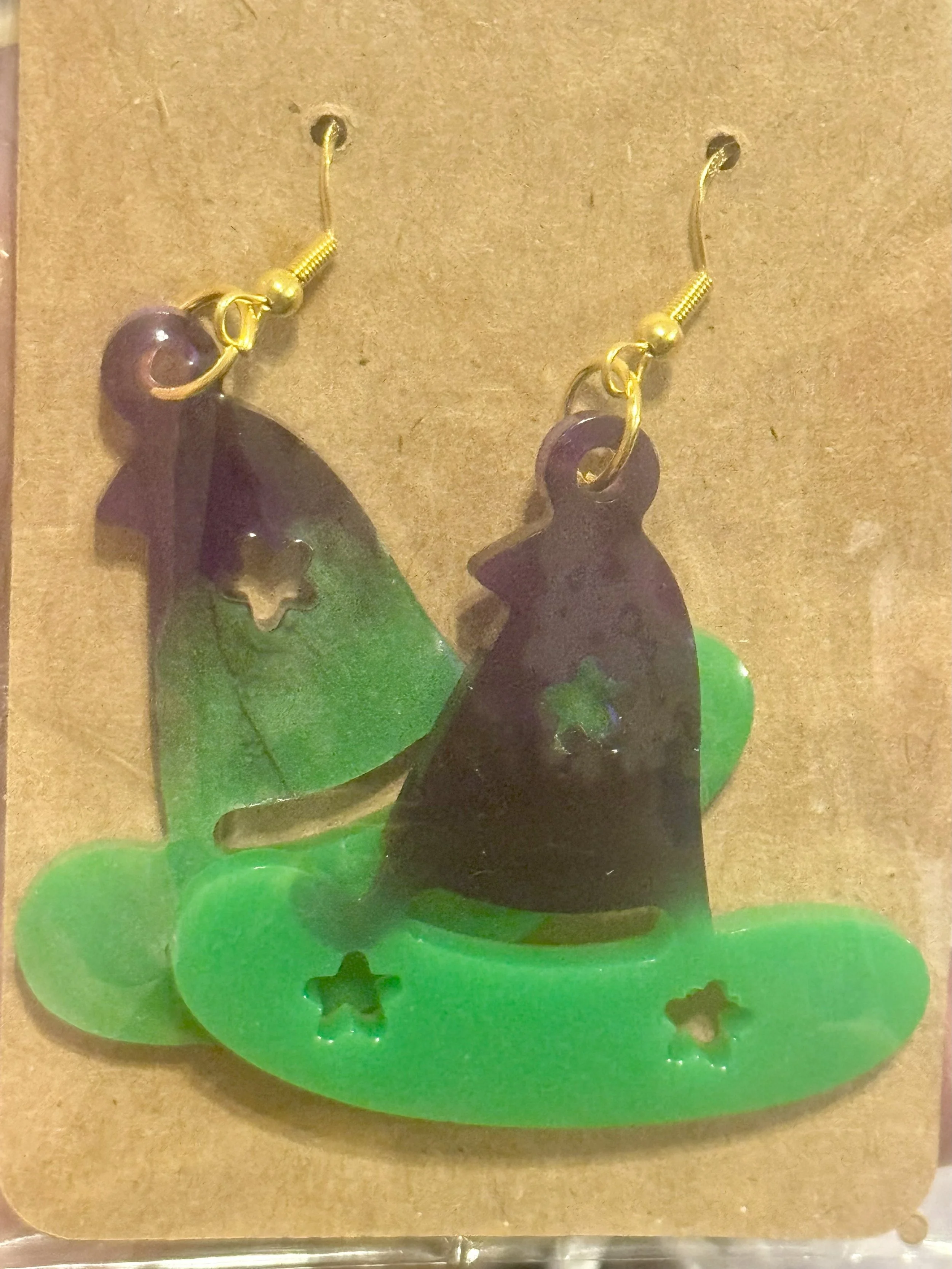 Wizard Hat Statement Earrings