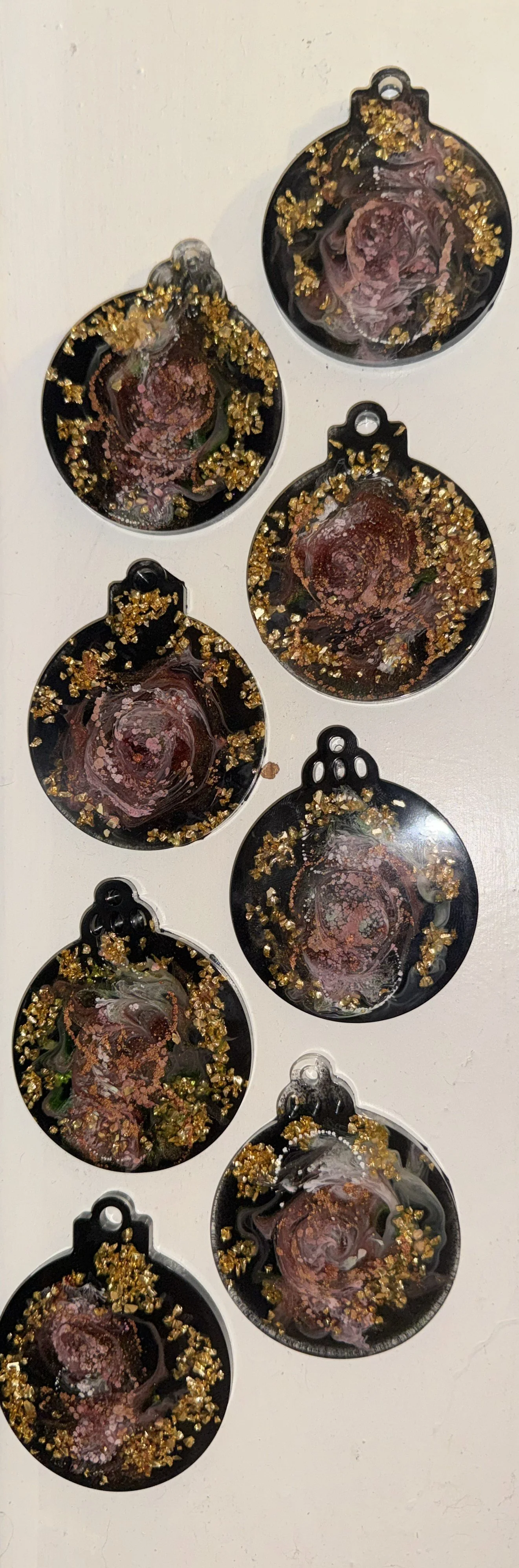 Gilded Noir Ornaments - Single Ornament