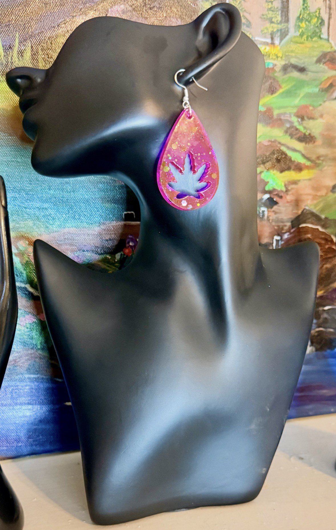 Ganja Glam Drop Earrings