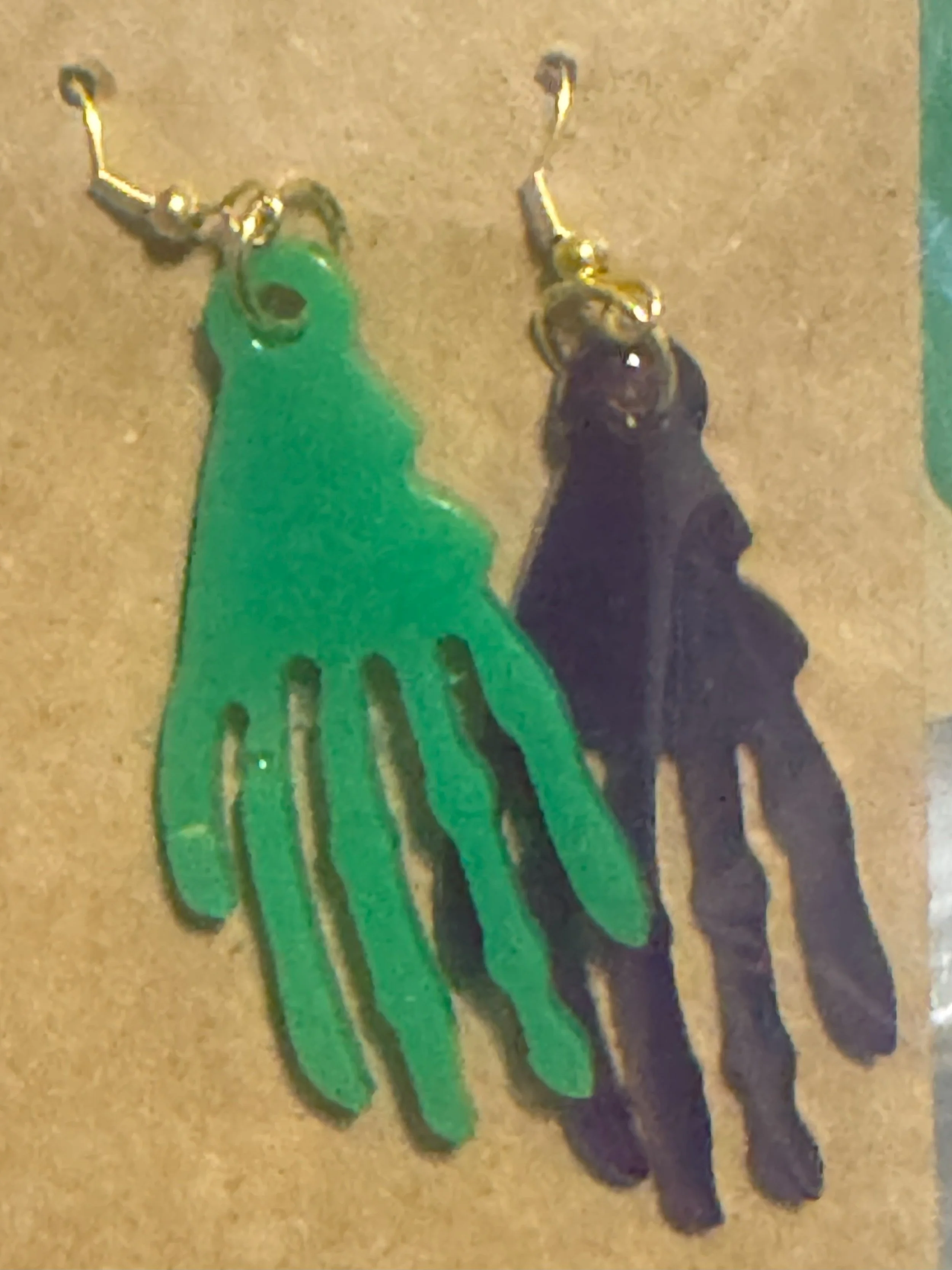Skeleton Hand Earrings